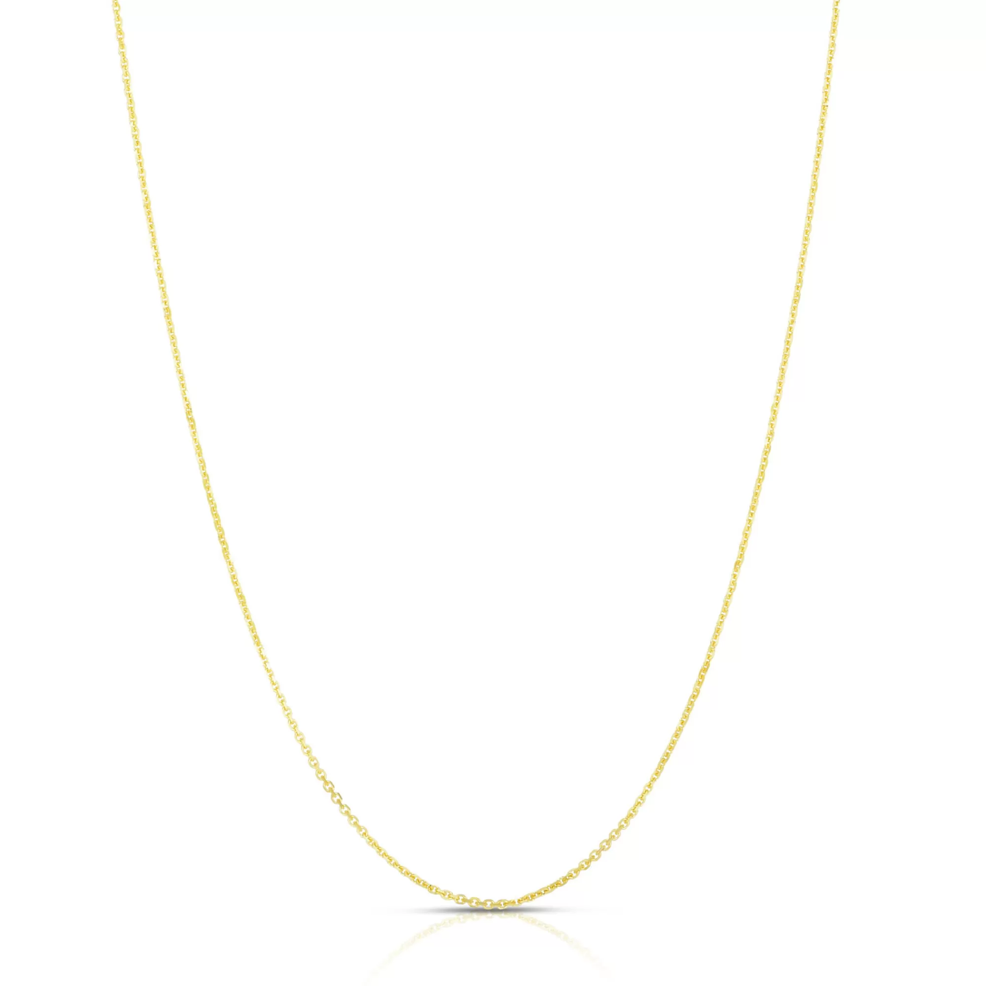 Necklaces & Pendants^* Adjustable Cable Chain In 10K Yellow Gold, 22"