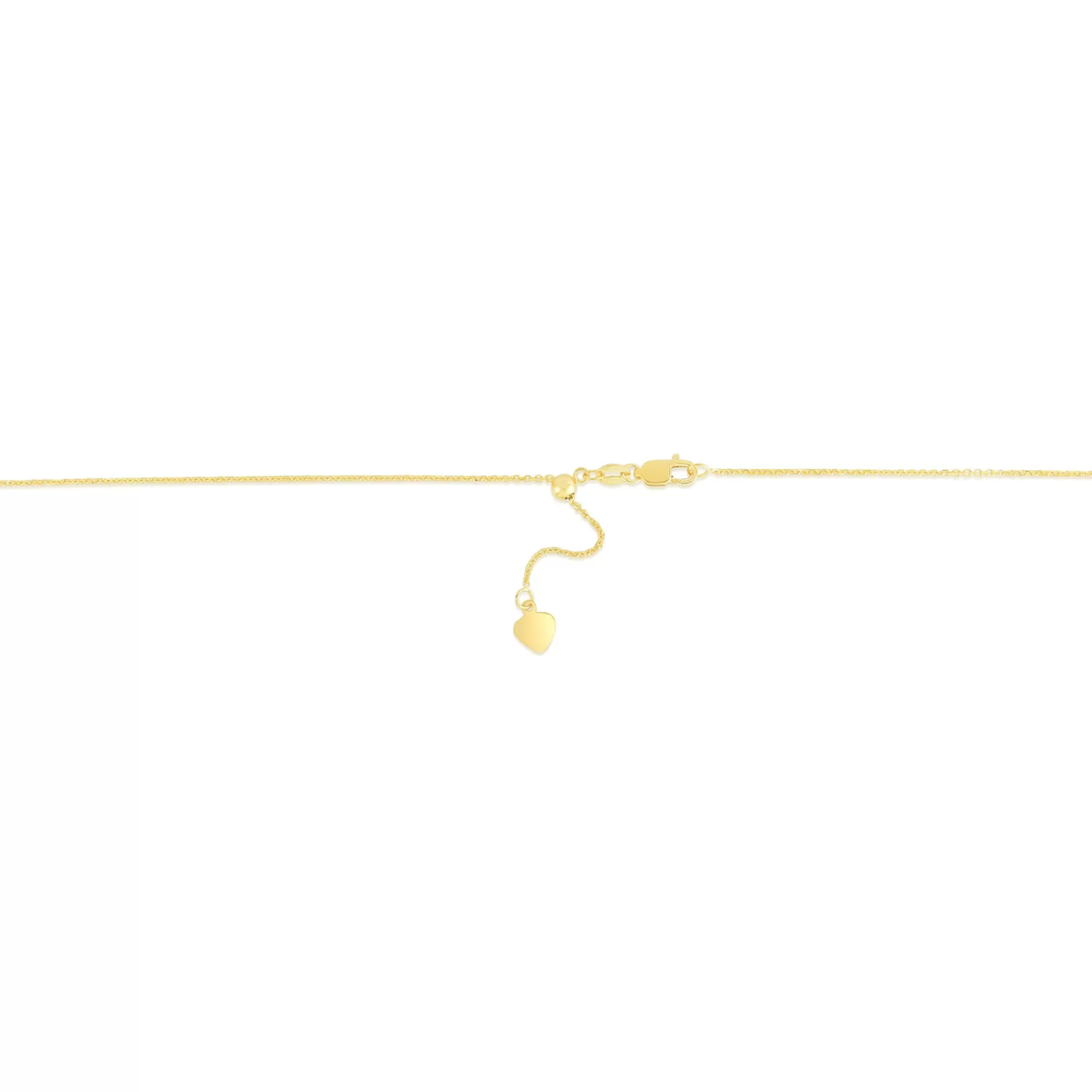 Necklaces & Pendants^* Adjustable Cable Chain In 10K Yellow Gold, 22"