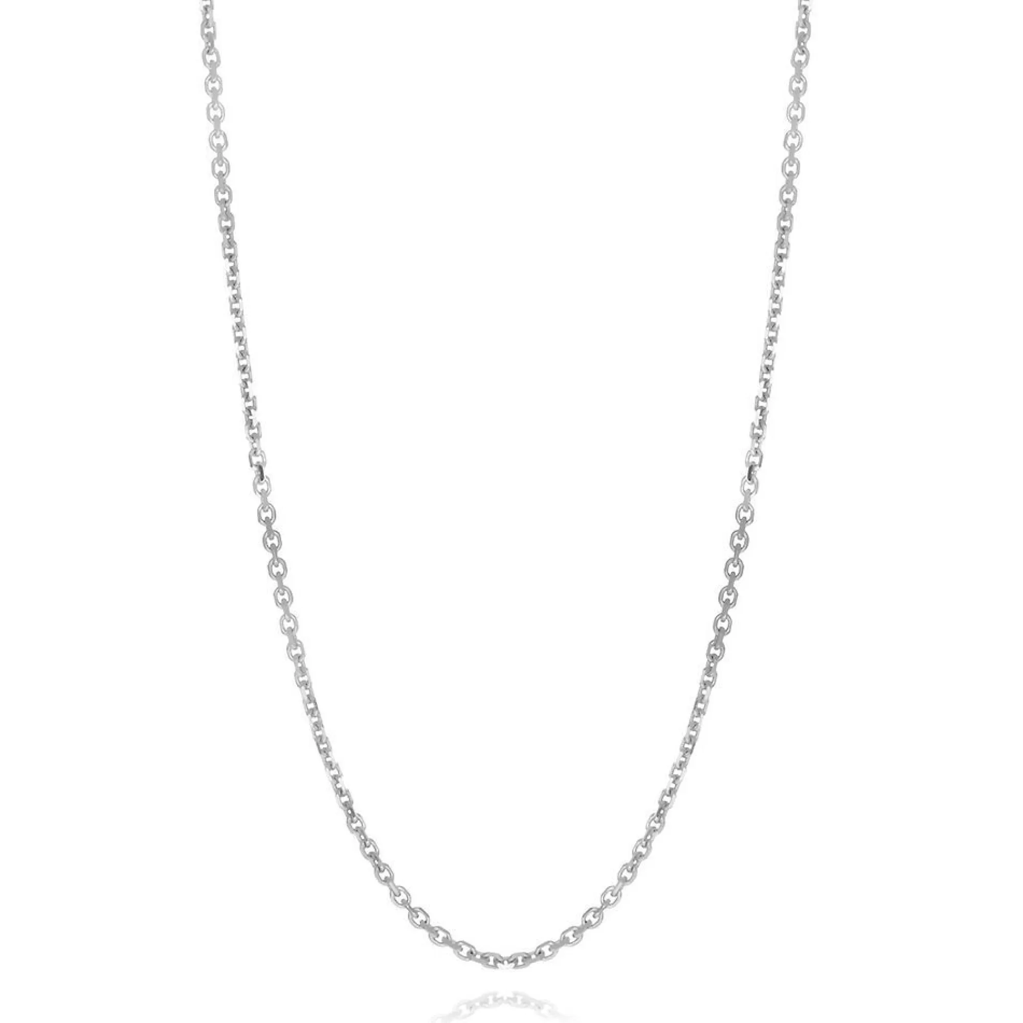 Necklaces & Pendants^* Adjustable Cable Chain In Sterling Silver, 22"