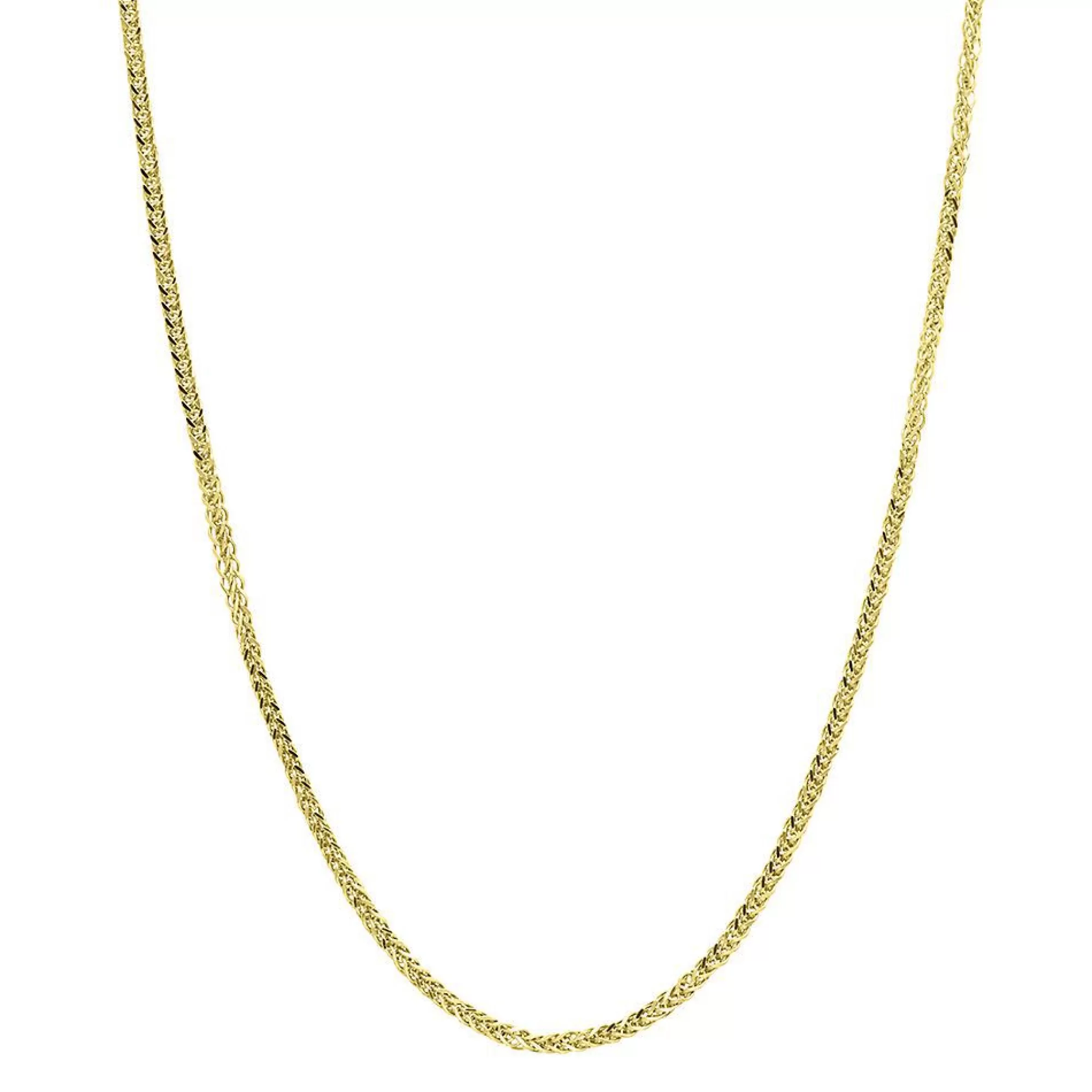 Necklaces & Pendants^* Adjustable Wheat Chain In 14K Yellow Gold, 20"