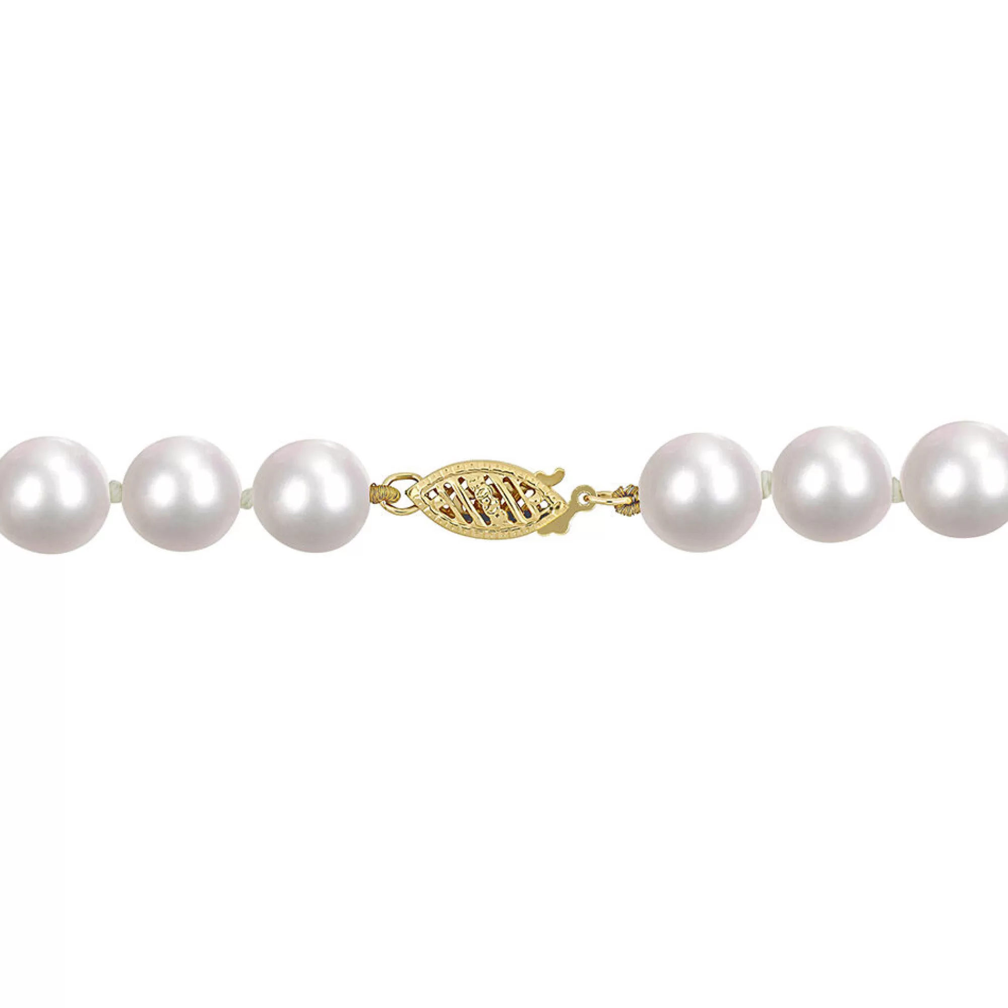 Necklaces & Pendants^* Akoya Pearl Necklace In 14K Yellow Gold, 8Mm, 18"