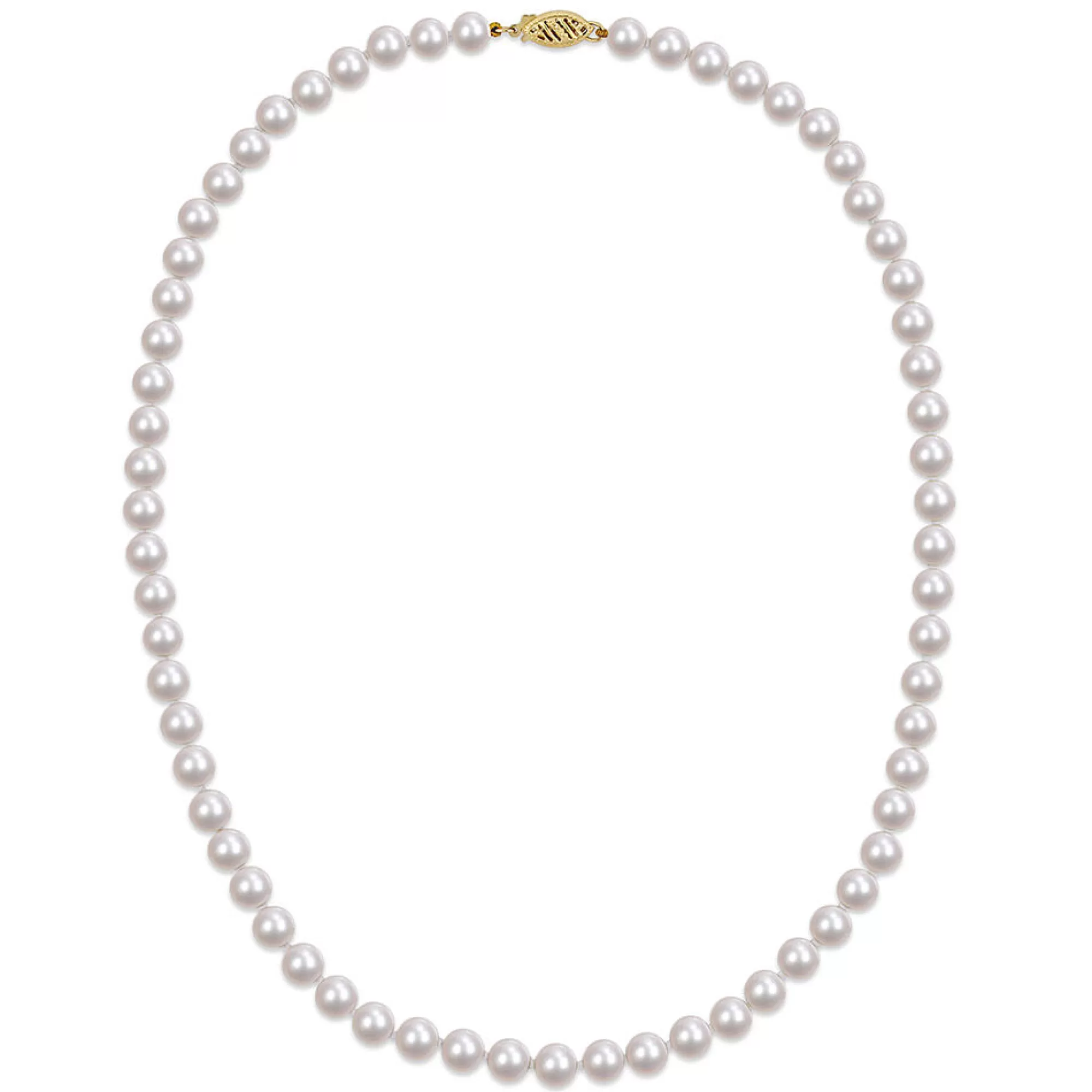 Necklaces & Pendants^* Akoya Pearl Necklace In 14K Yellow Gold, 6Mm, 18"