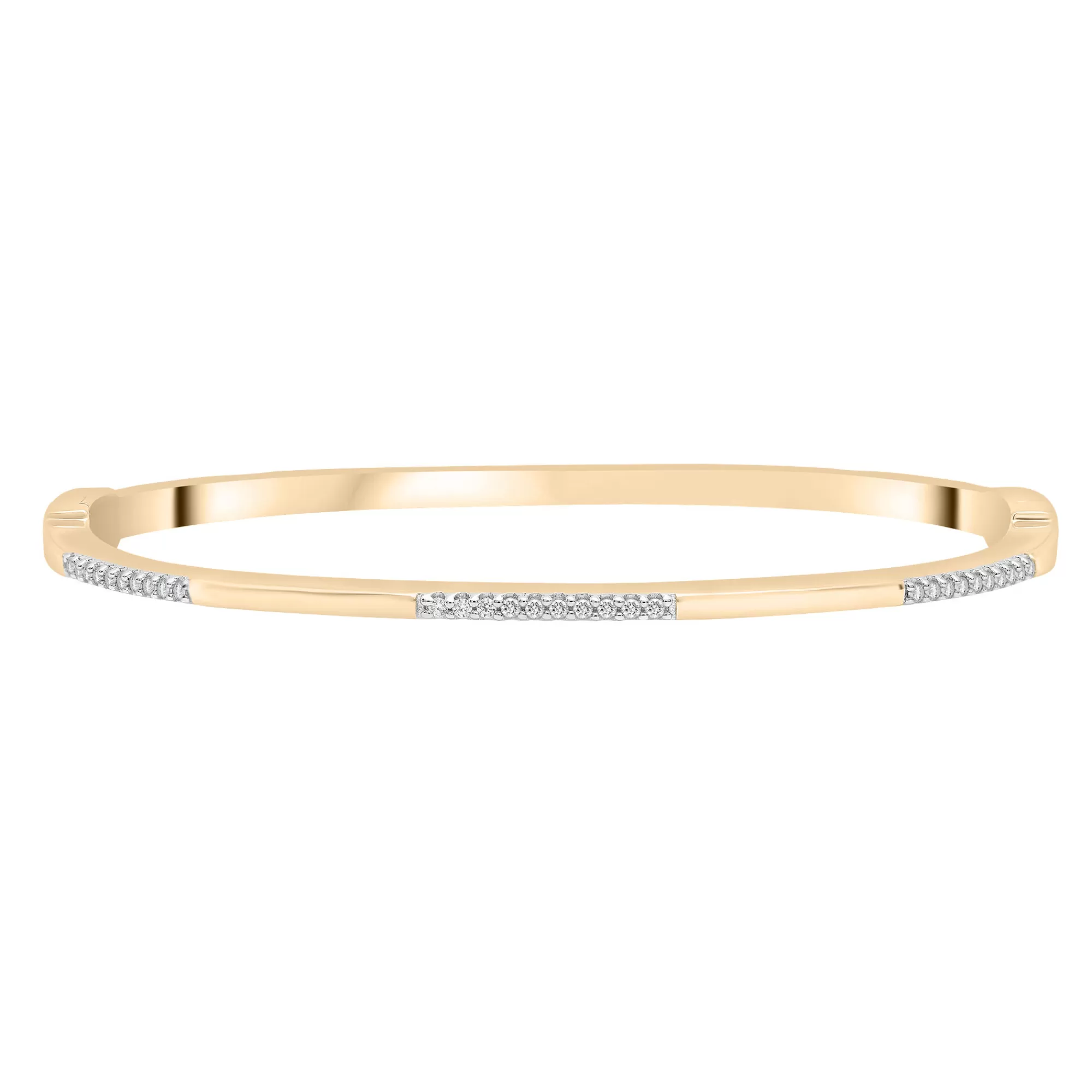 Bracelets^Laure by Aurate Alternating Diamond Bar Bangle Bracelet In Vermeil, 6.5" (1/5 Ct. Tw.)