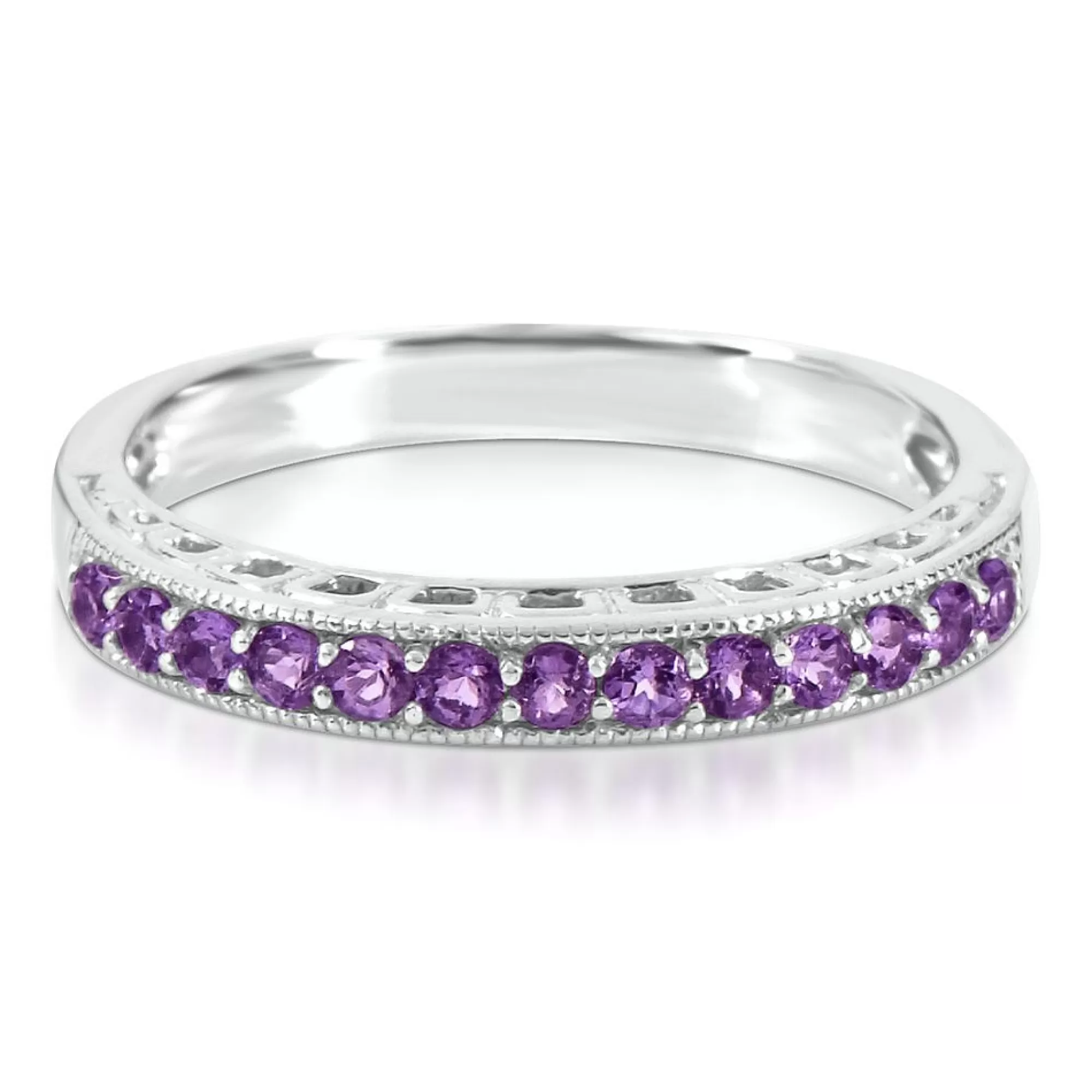 Rings^Layering & Stacking Amethyst Stack Ring In Sterling Silver