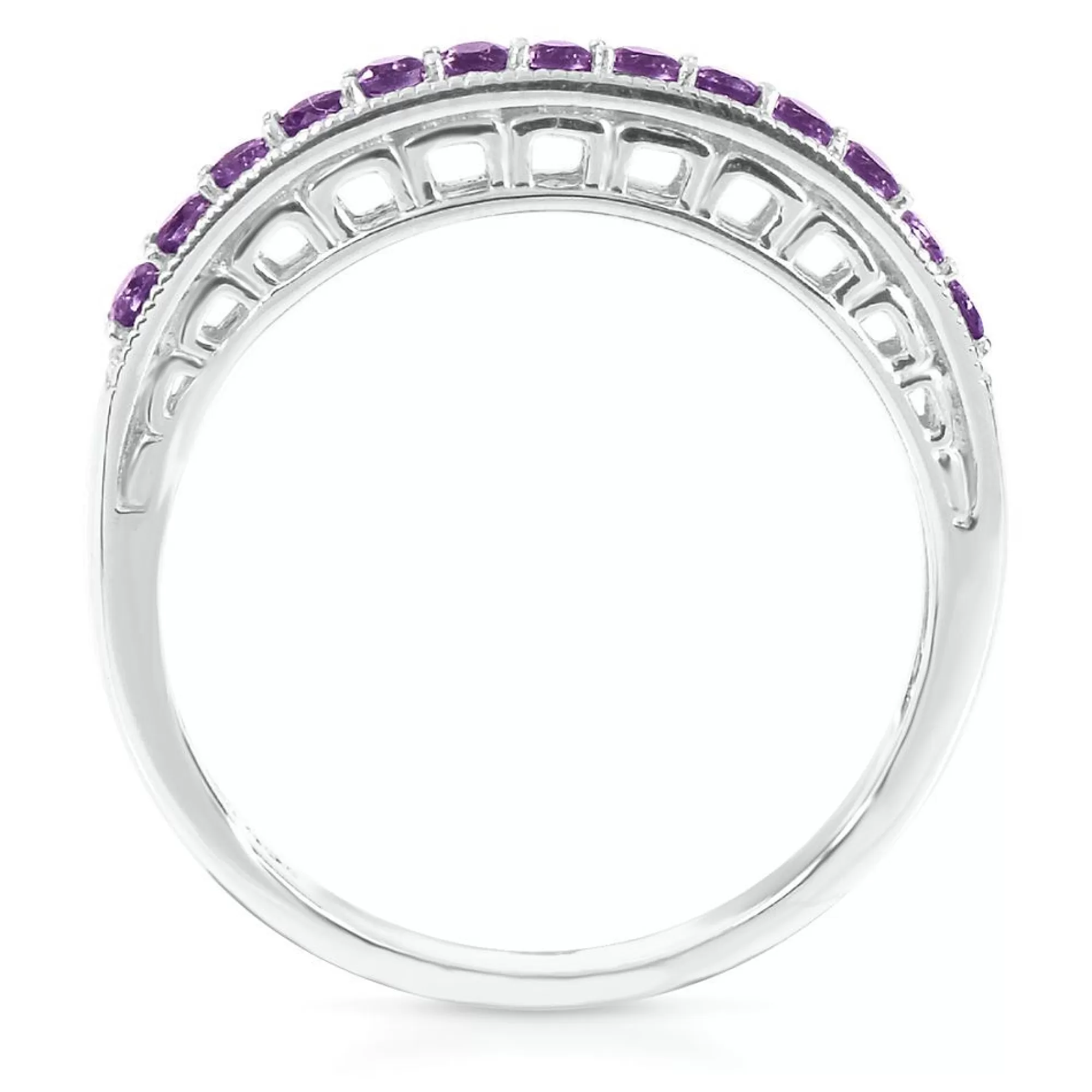 Rings^Layering & Stacking Amethyst Stack Ring In Sterling Silver