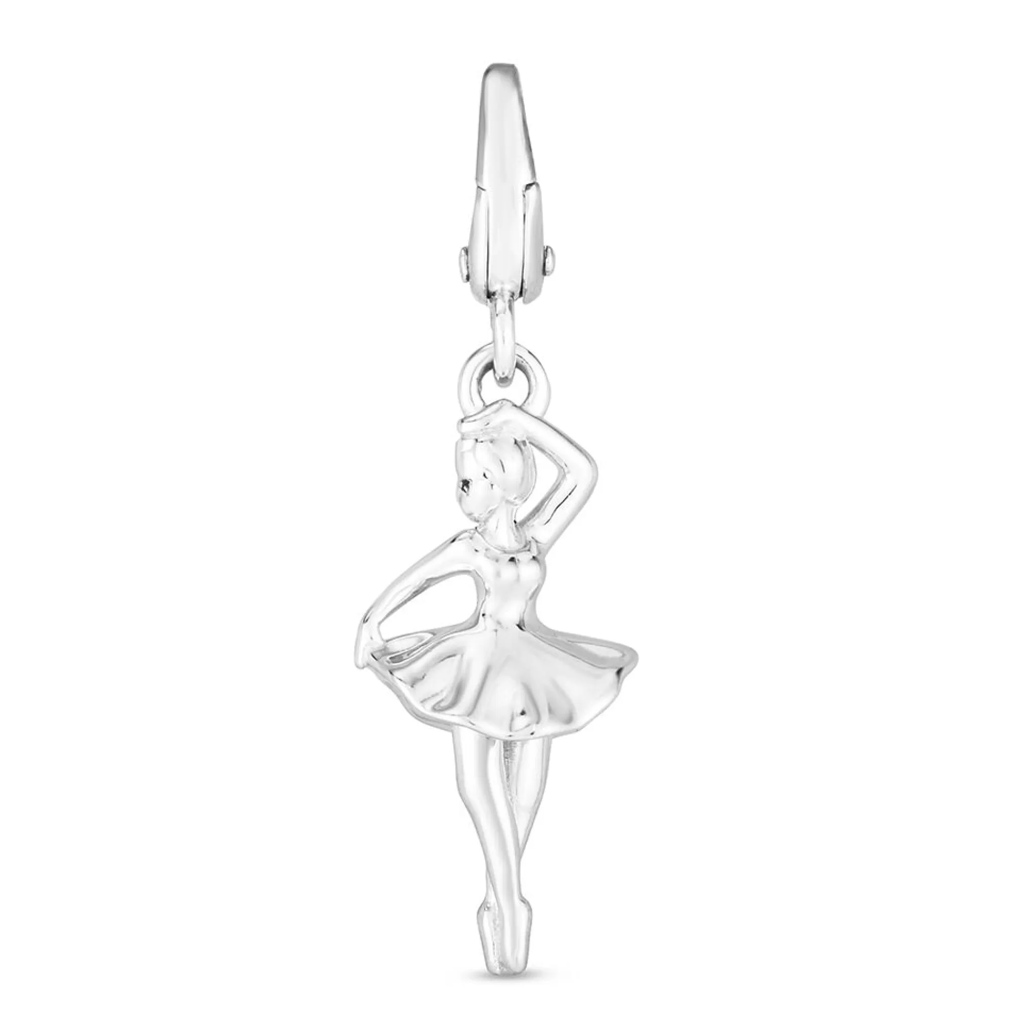 Bracelets^* Ballerina Charm In Sterling Silver