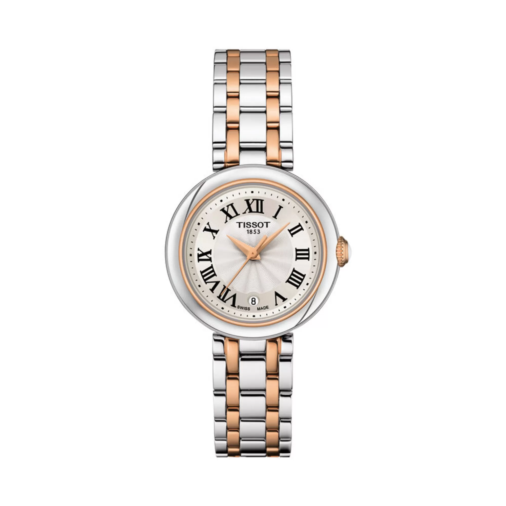Women's Watches^Tissot® Bellissima Small Lady Women's Watch In Two-Tone Rose Gold Ion-Plated Stainless Steel