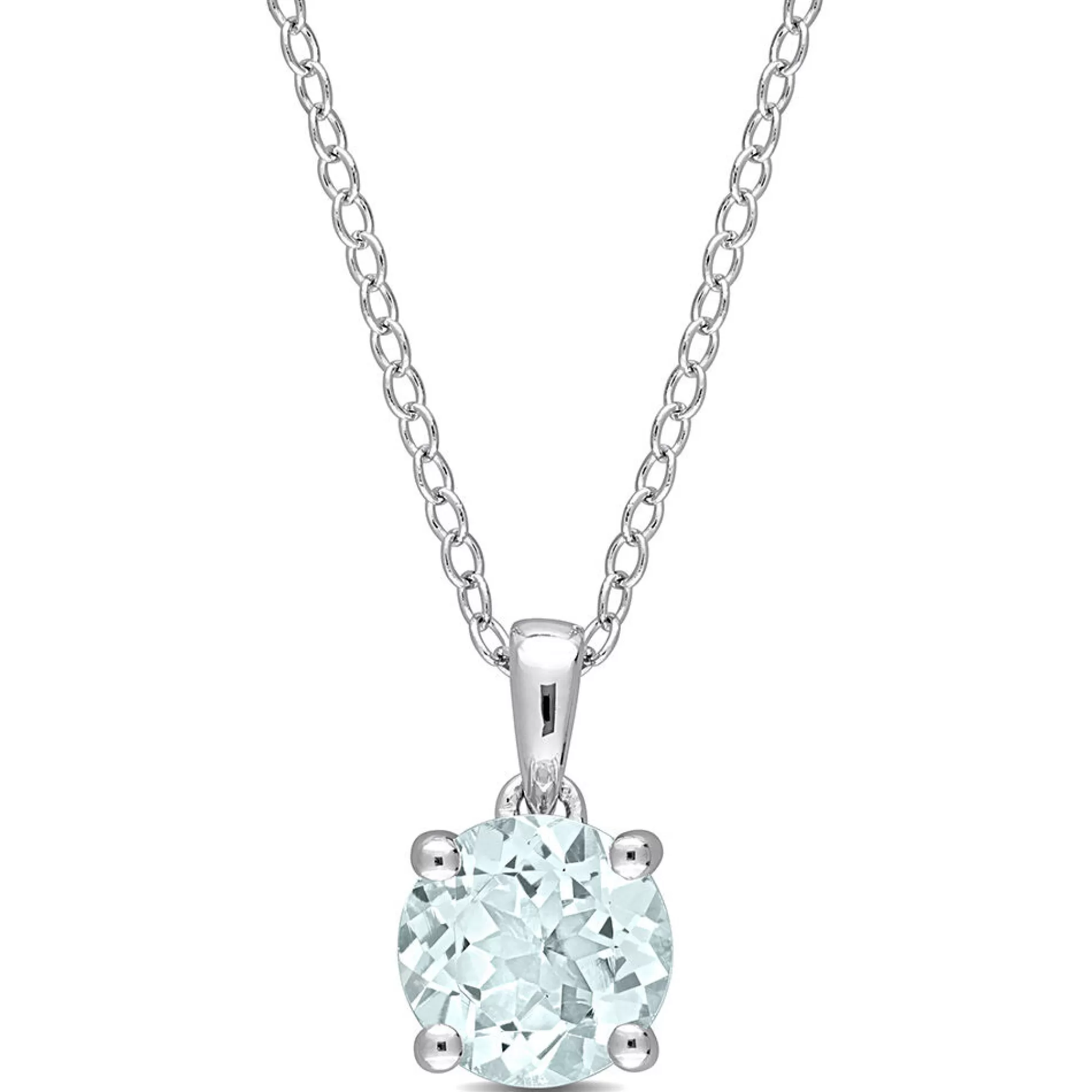 Necklaces & Pendants^* Birthstone Solitaire Pendant In Sterling Silver