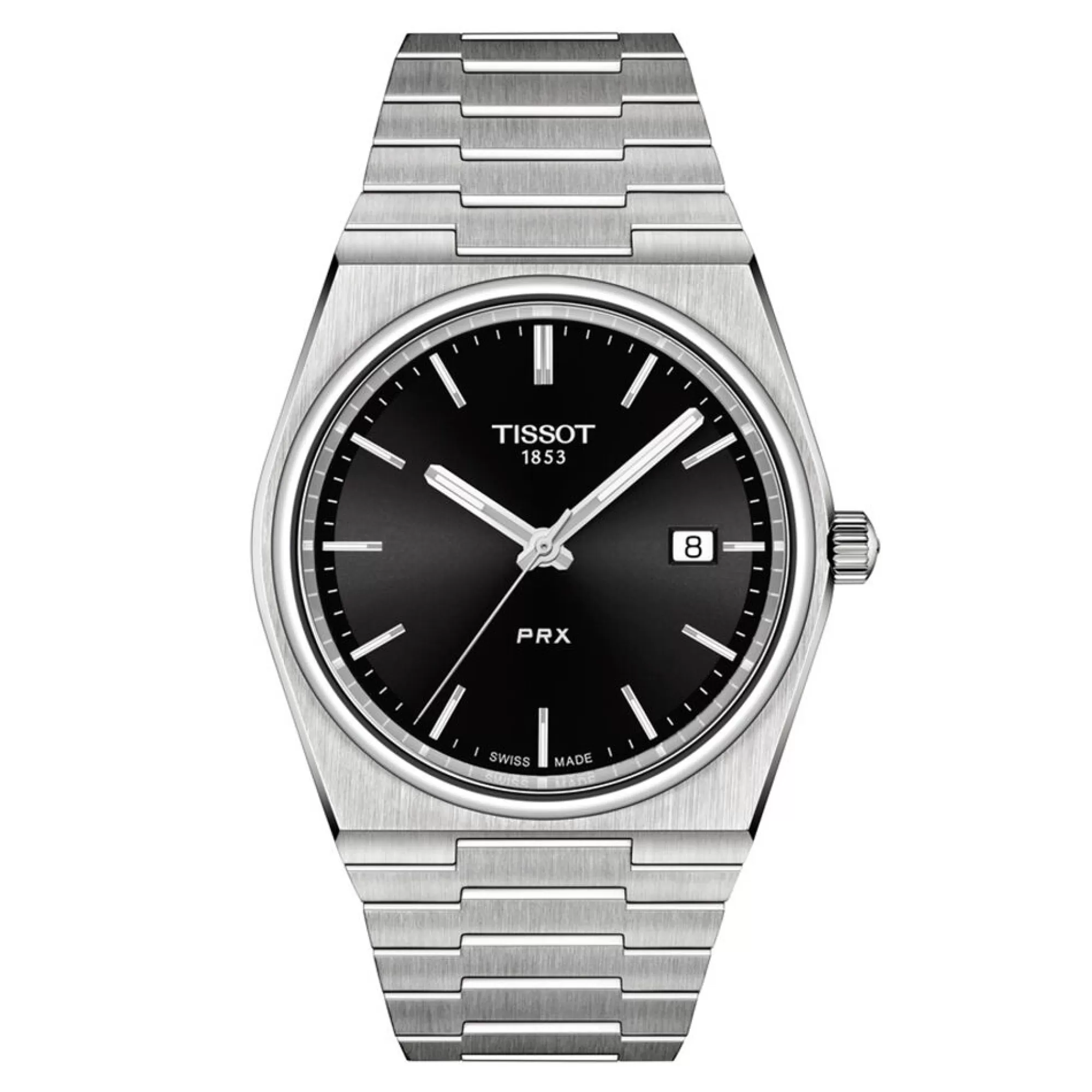 Men's Jewelry^Tissot® Black Prx Men's Watch In Stainless Steel