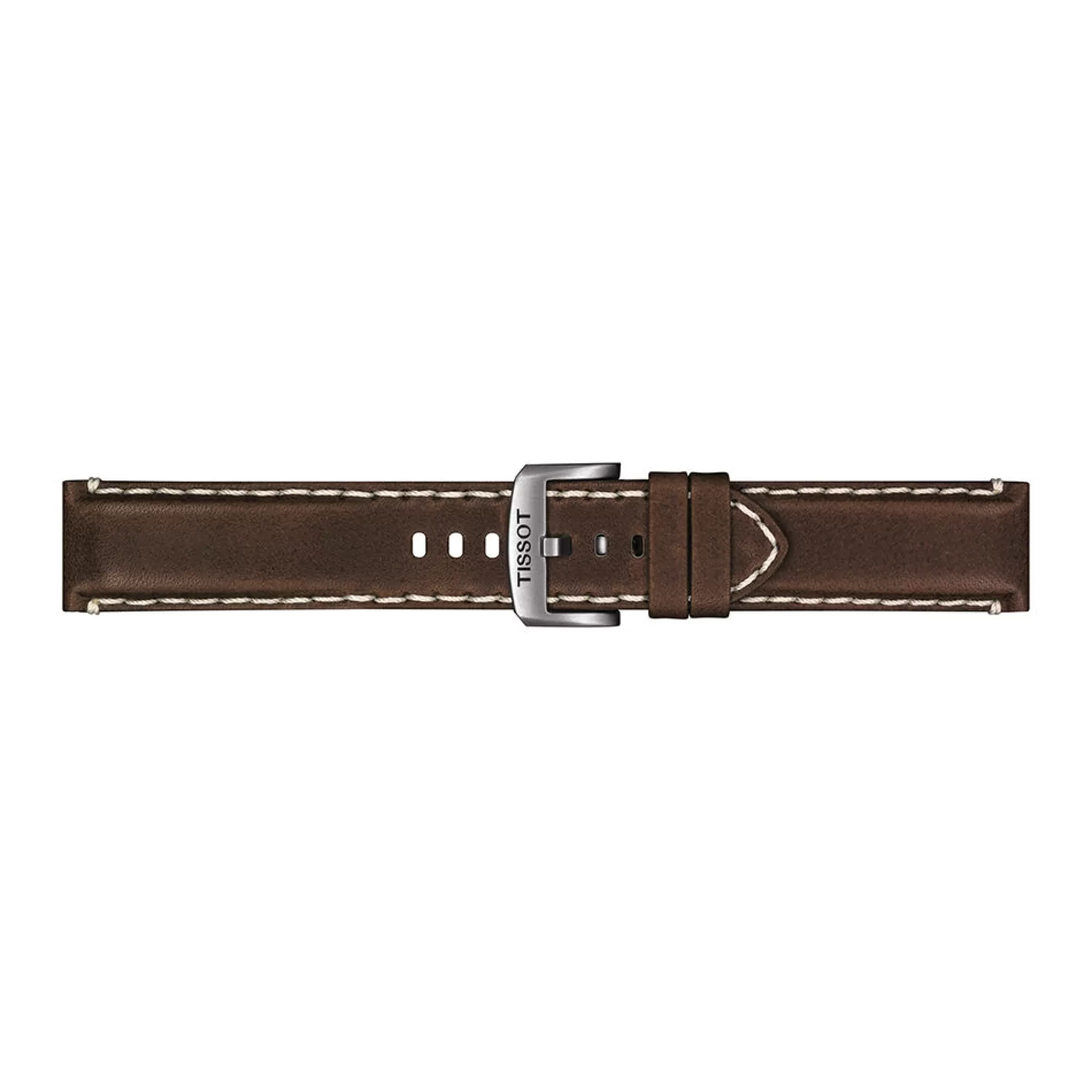 Men's Jewelry^Tissot® Black Supersport Gent Men's Watch With Brown Leather Bracelet In Stainless Steel