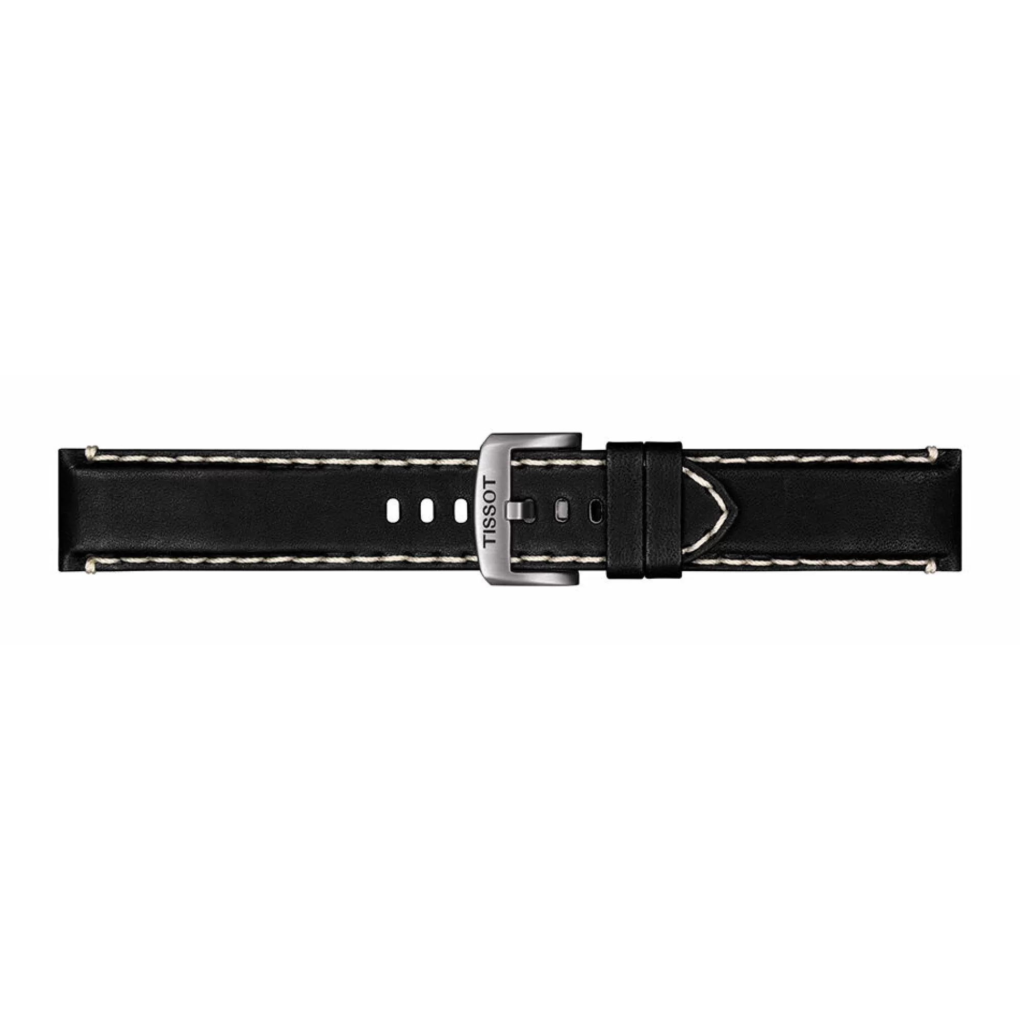 Men's Jewelry^Tissot® Blue Supersport Gent Men's Watch With Black Leather Bracelet In Stainless Steel