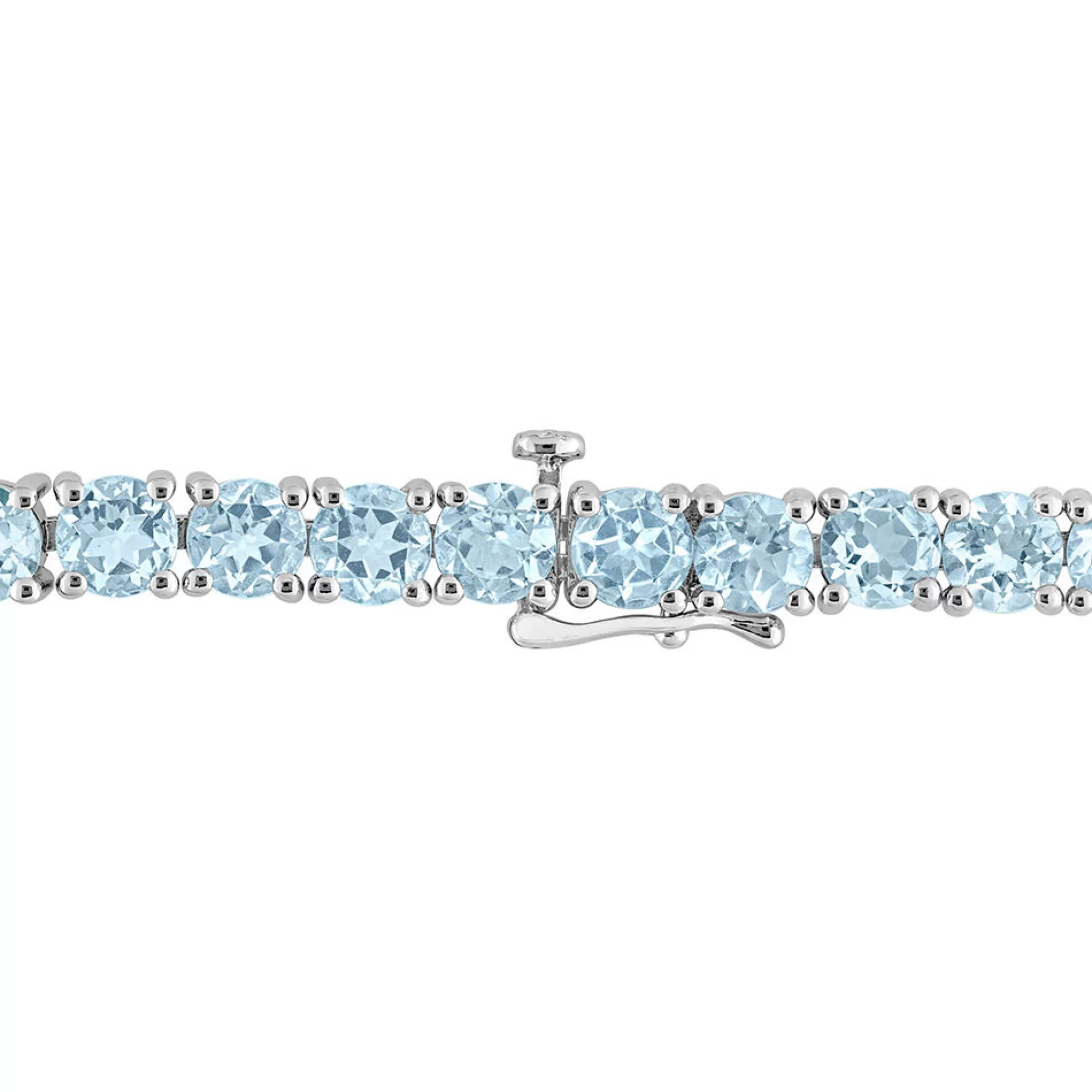 Bracelets^* Blue Topaz Bracelet In Sterling Silver