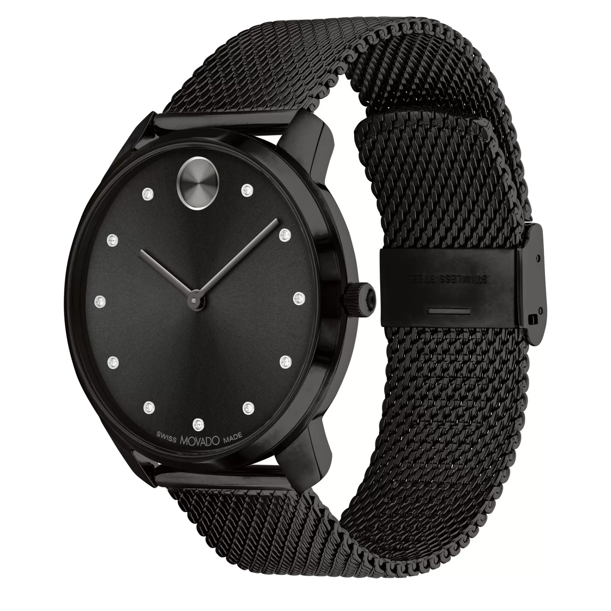 Men's Jewelry^Movado® Bold® Bold Thin Men's Watch In Black Ion-Plated Stainless Steel