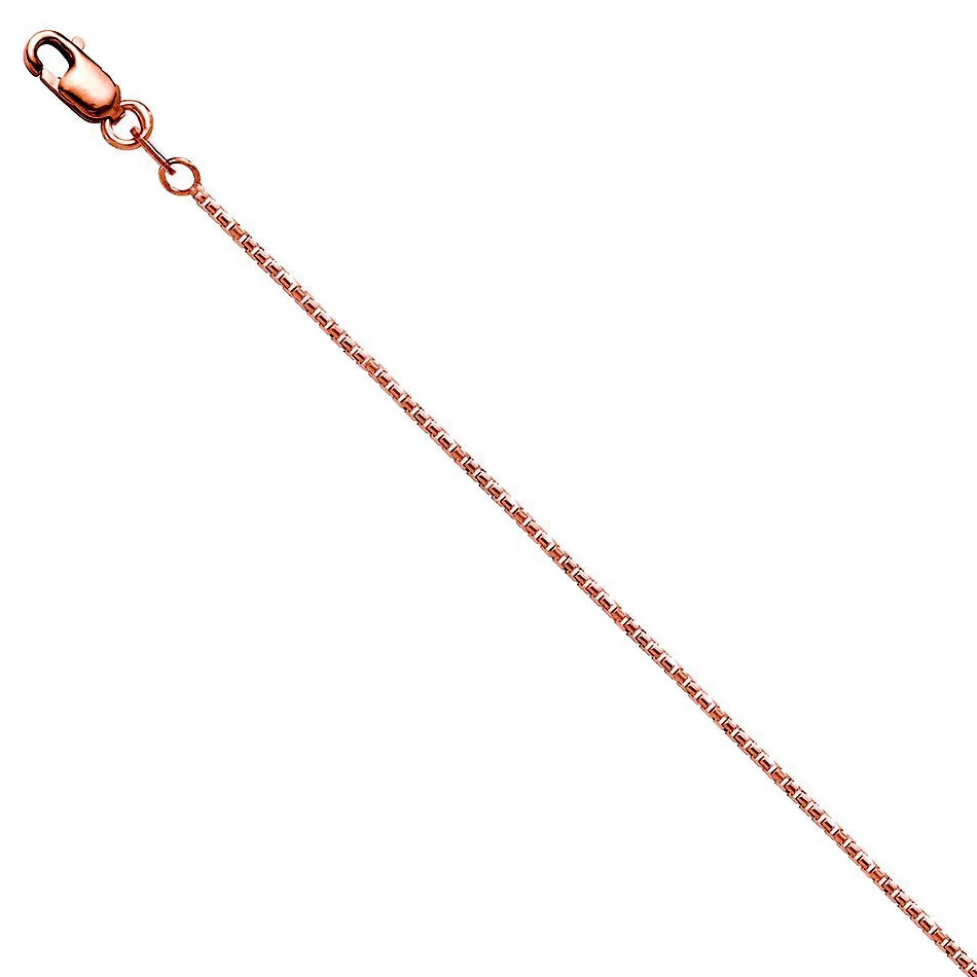 Necklaces & Pendants^* Box Chain In 14K Rose Gold, 18"