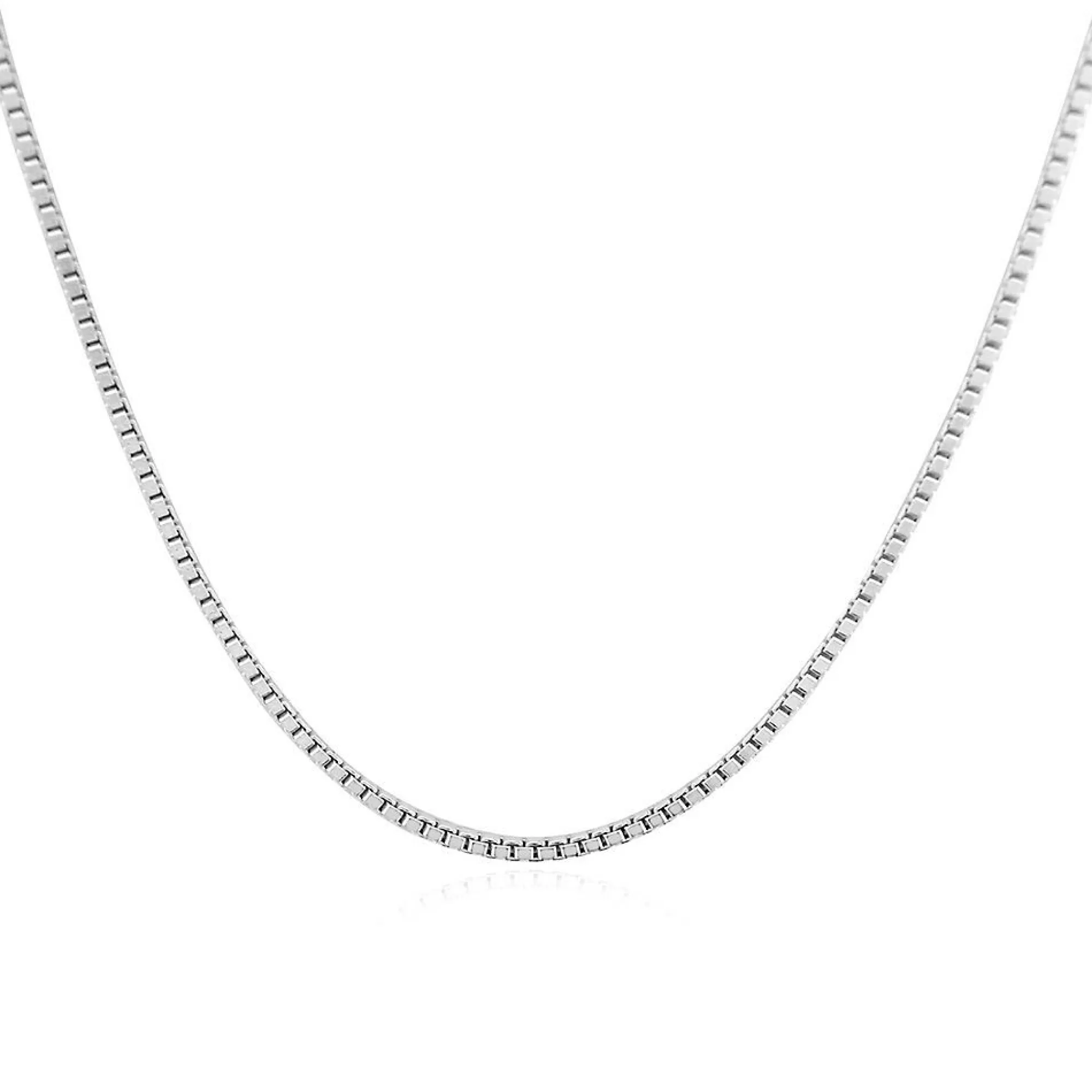 Necklaces & Pendants^* Box Chain In Sterling Silver, 24"