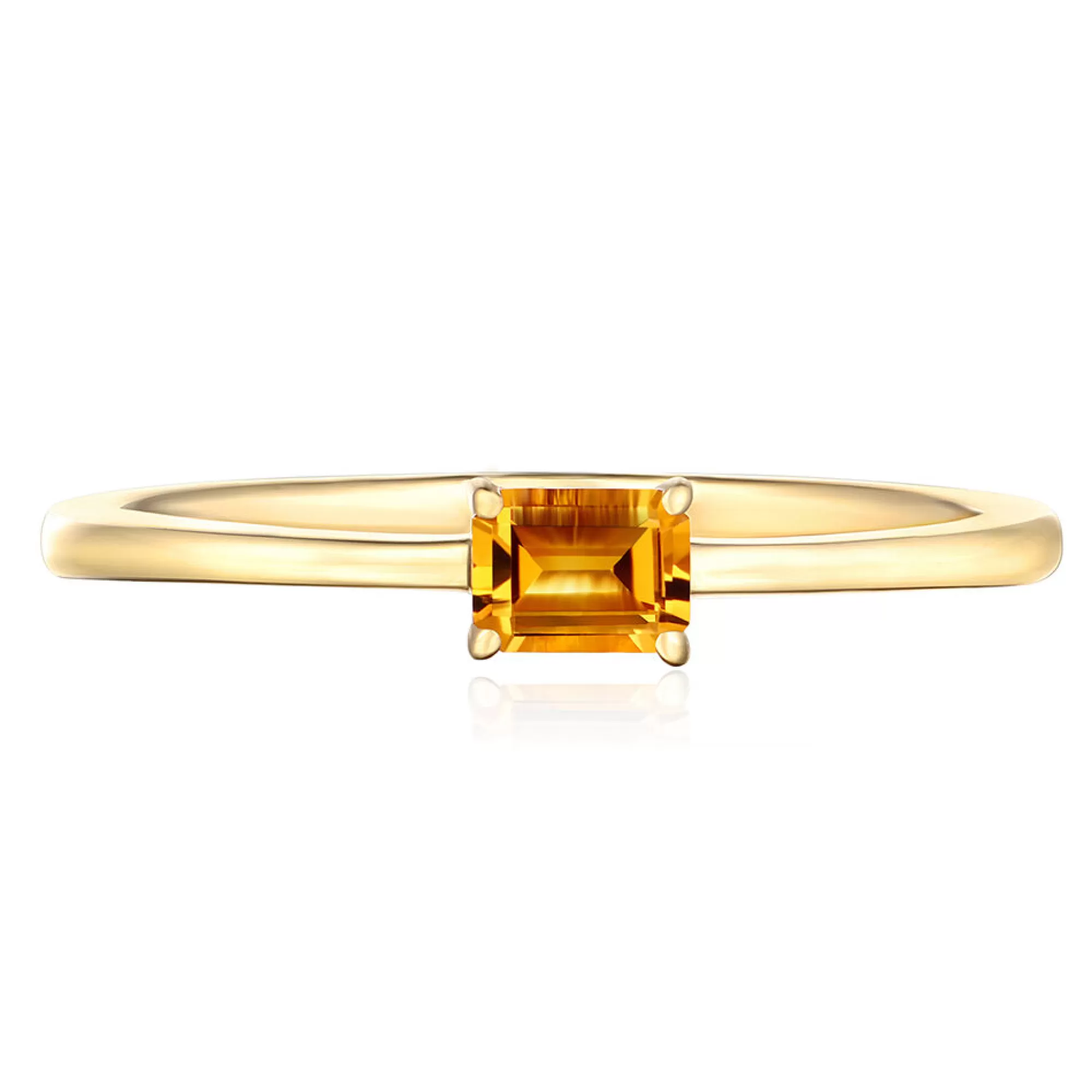 Rings^* Citrine Stack Ring In 10K Yellow Gold