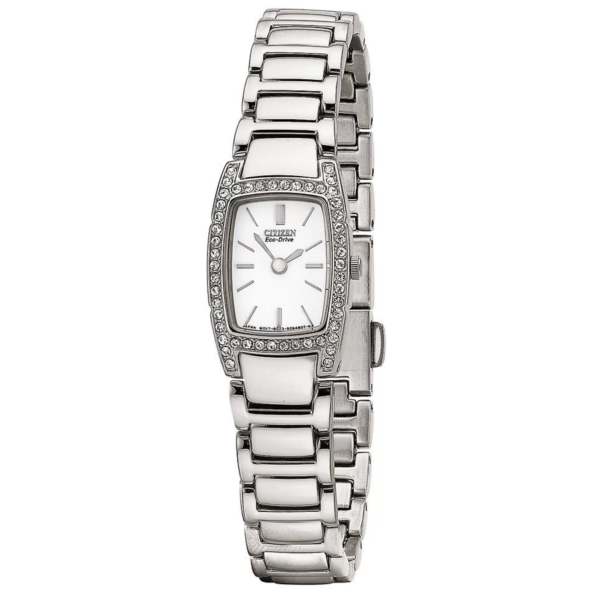 Women's Watches^Citizen® Eco™ Crystal Women's Watch & Bracelet Set In Stainless Steel