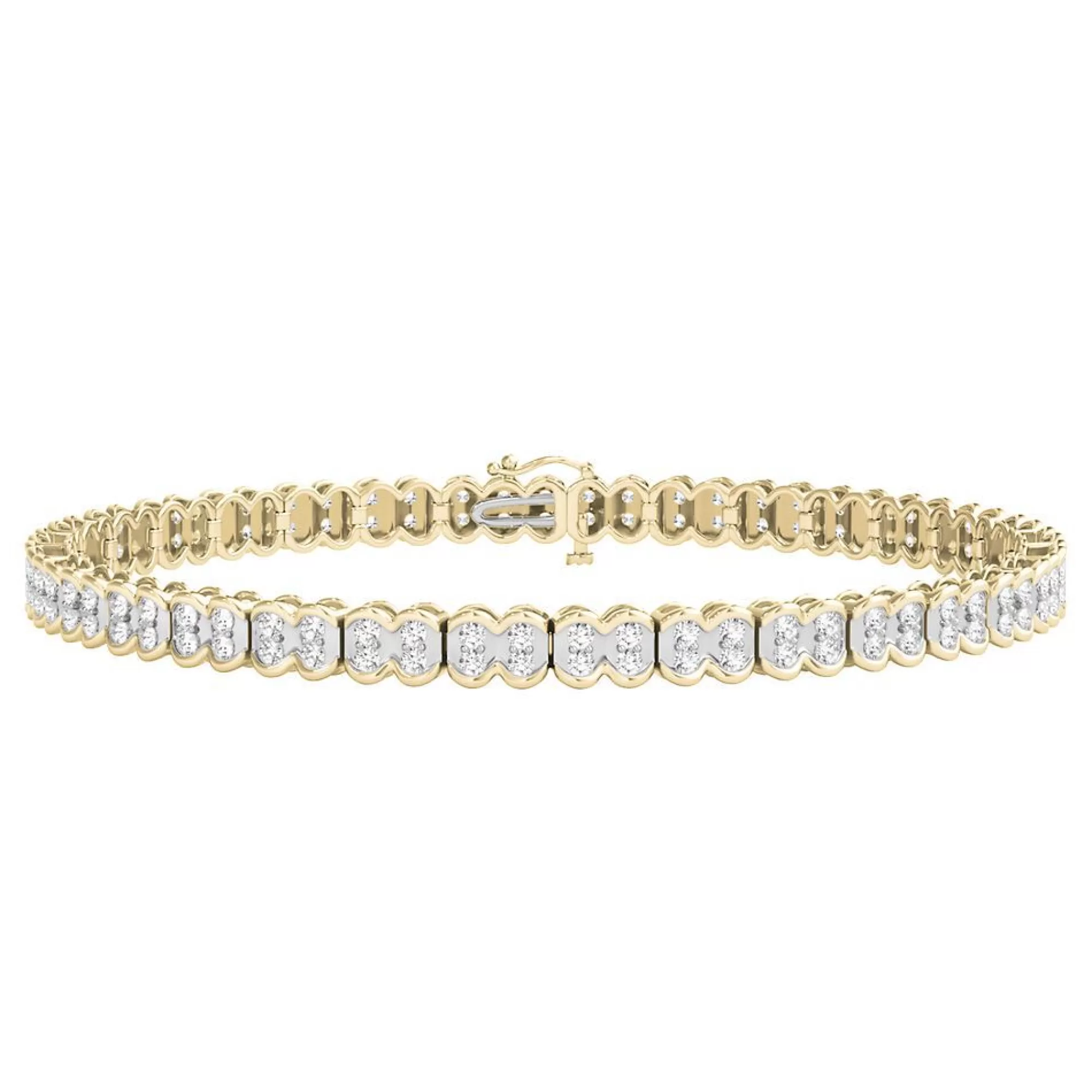 Bracelets^* 1 Ct. Tw. Diamond Bracelet In 10K Yellow Gold