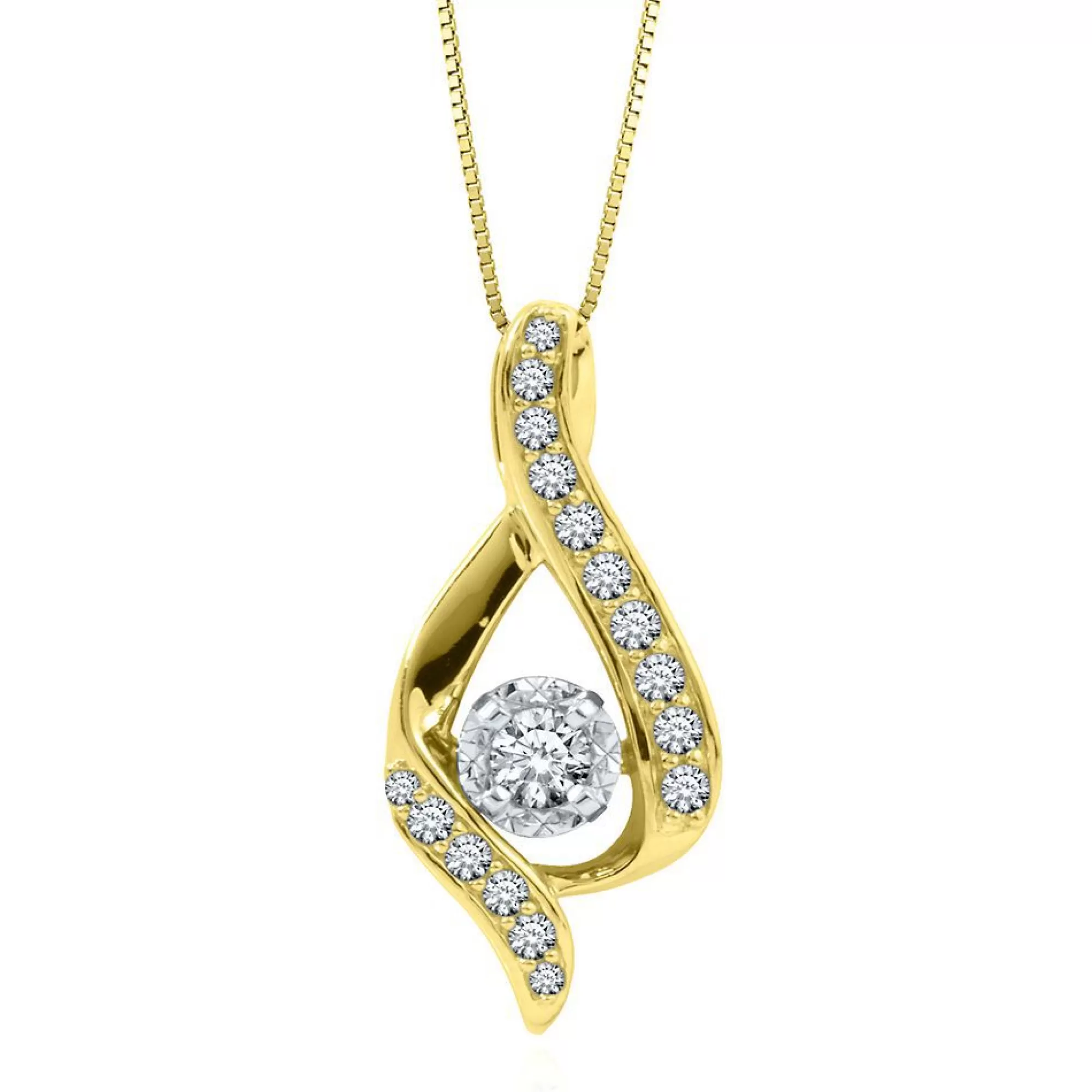 Necklaces & Pendants^Sirena® 3/8 Ct. Tw. Diamond Pendant In 14K Yellow Gold