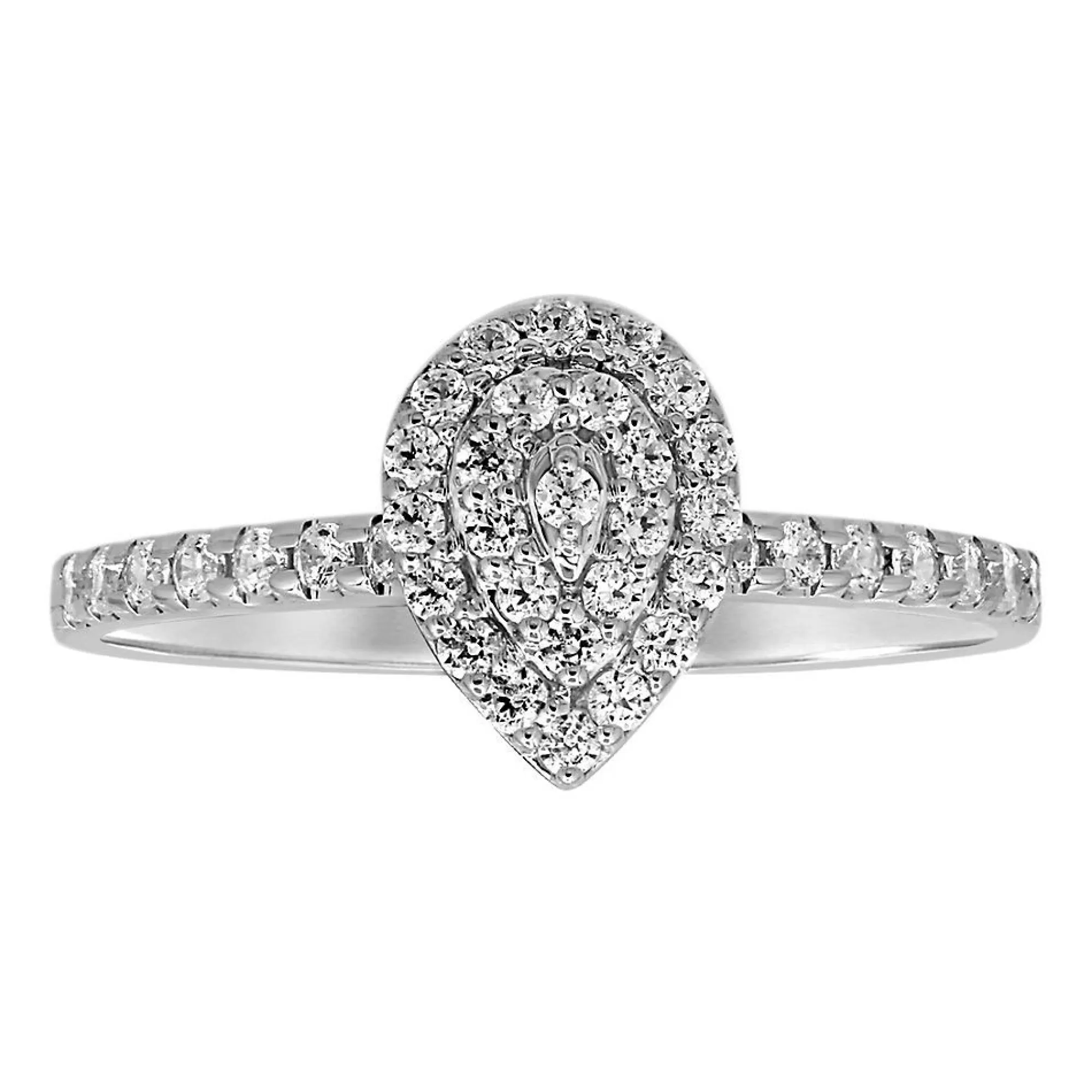 Rings^* 1/3 Ct. Tw. Diamond Promise Ring In 10K White Gold