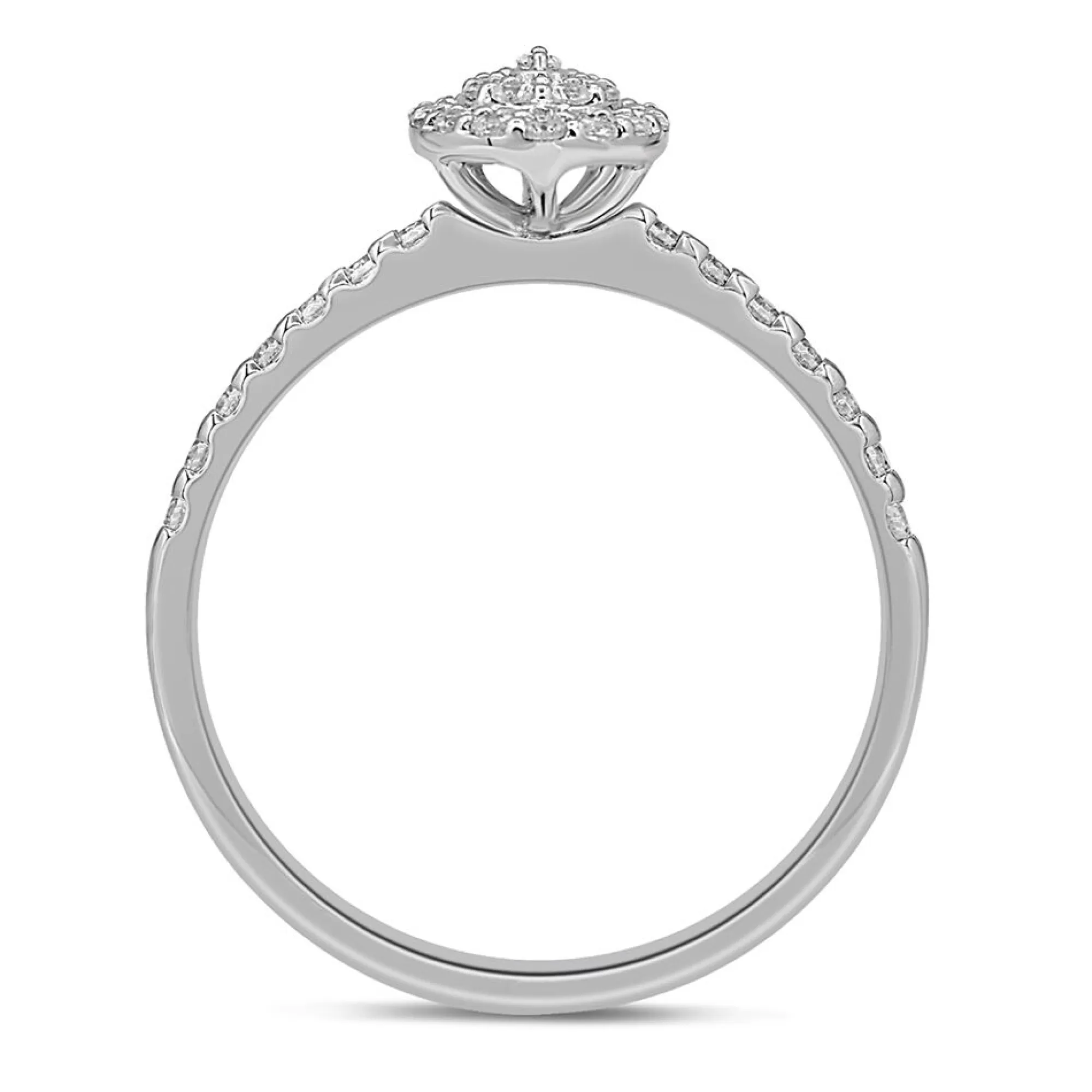 Rings^* 1/3 Ct. Tw. Diamond Promise Ring In 10K White Gold