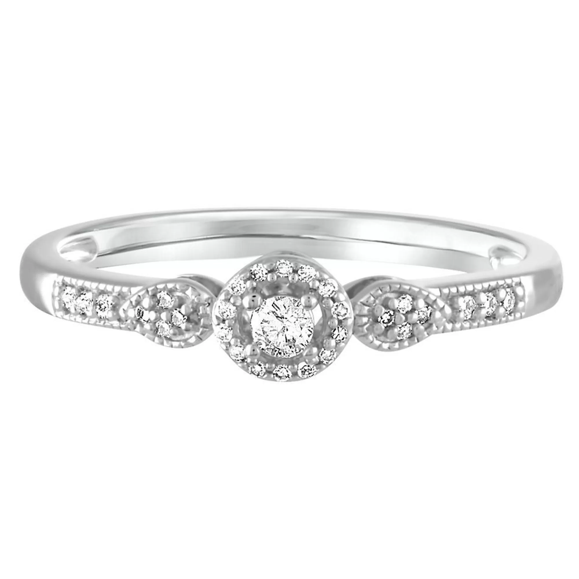 Rings^* 1/10 Ct. Tw. Diamond Promise Ring In Sterling Silver