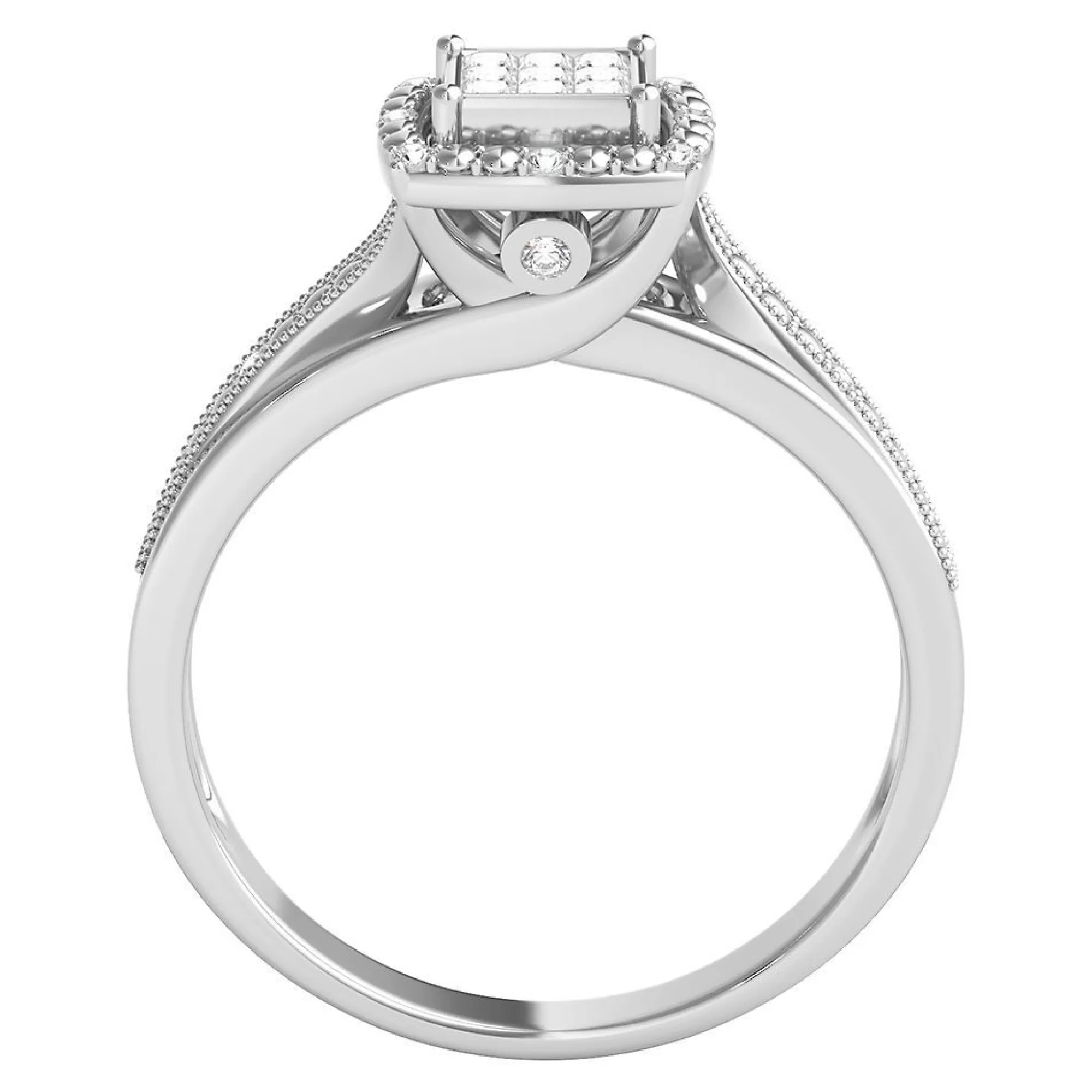 Rings^* 1/5 Ct. Tw. Diamond Promise Ring In Sterling Silver