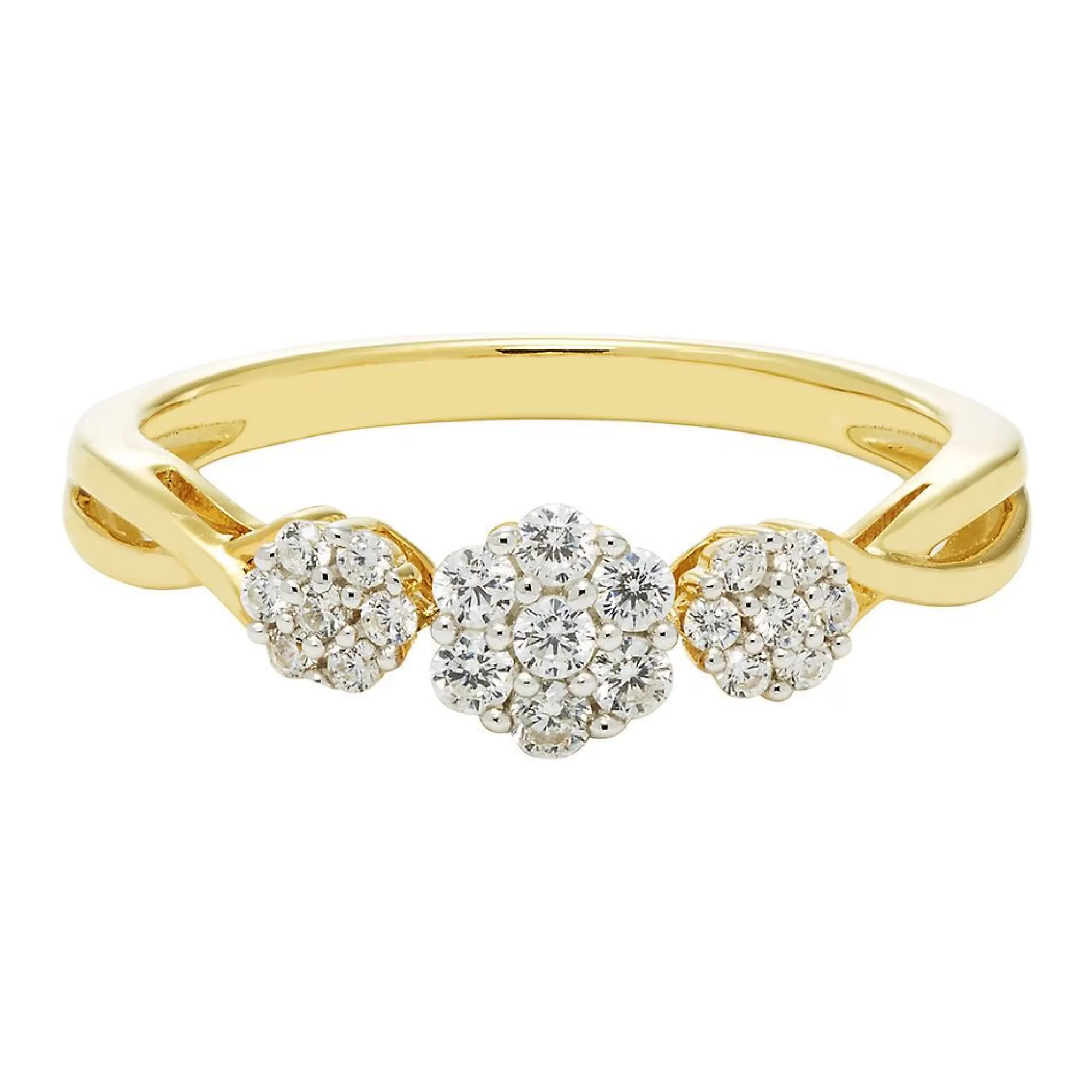 Rings^Mirabela® 1/4 Ct. Tw. Diamond Ring In 10K Yellow Gold