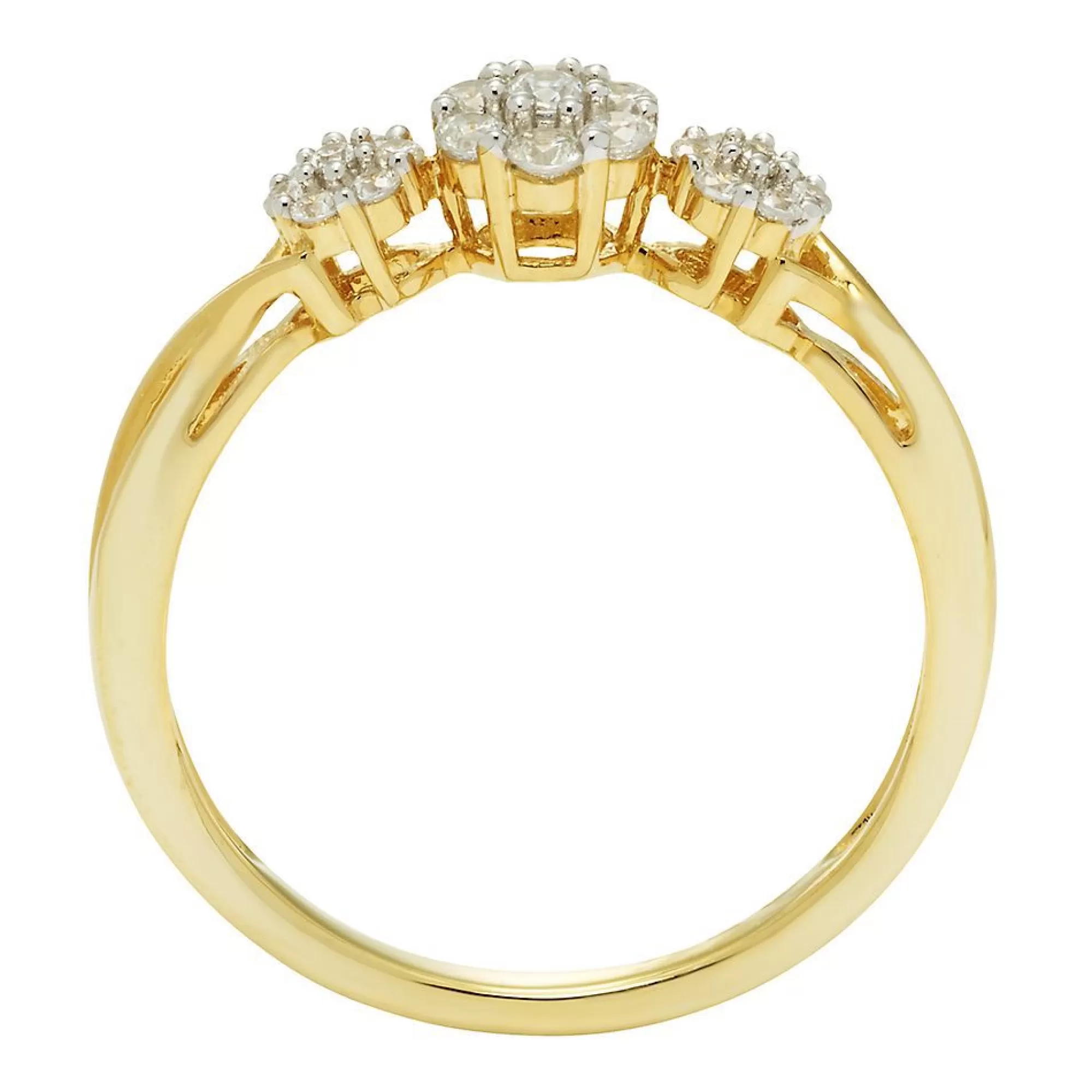 Rings^Mirabela® 1/4 Ct. Tw. Diamond Ring In 10K Yellow Gold