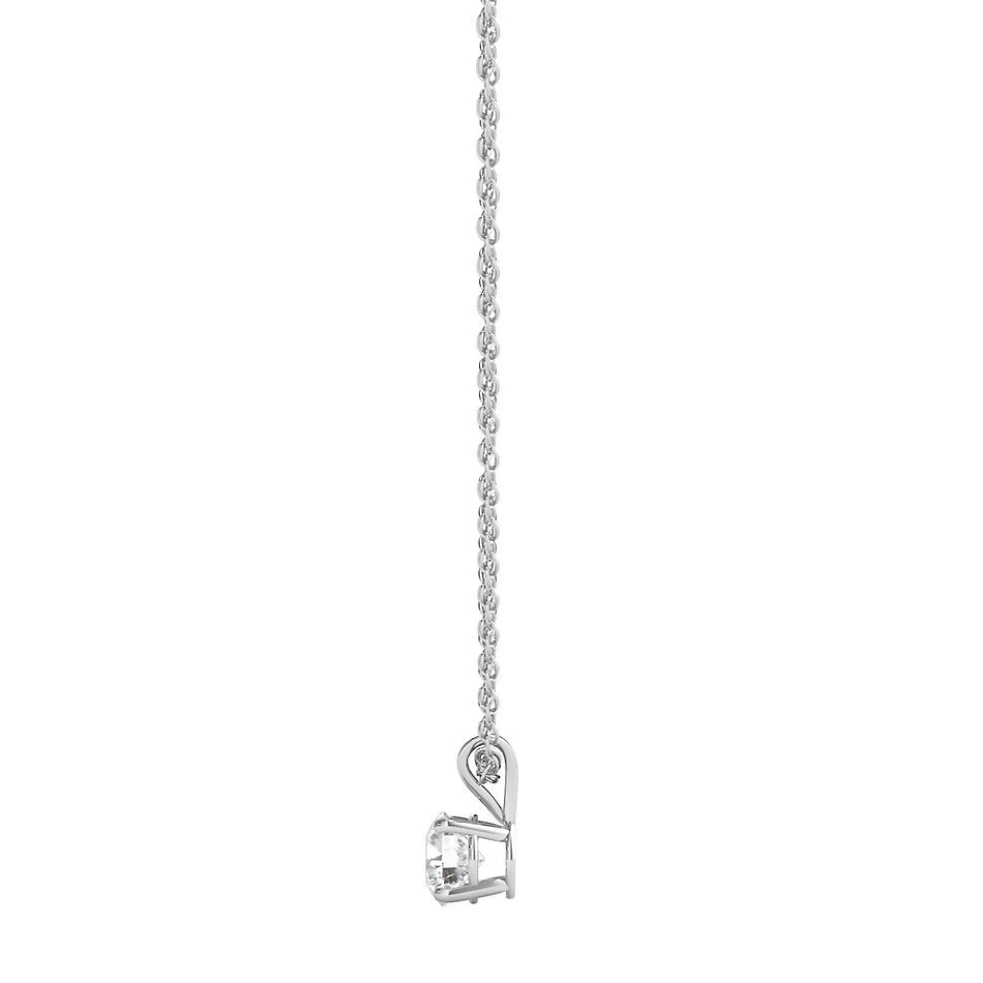 Necklaces & Pendants^Prima 1/3 Ct. Tw. Diamond Solitaire Pendant In 14K White Gold