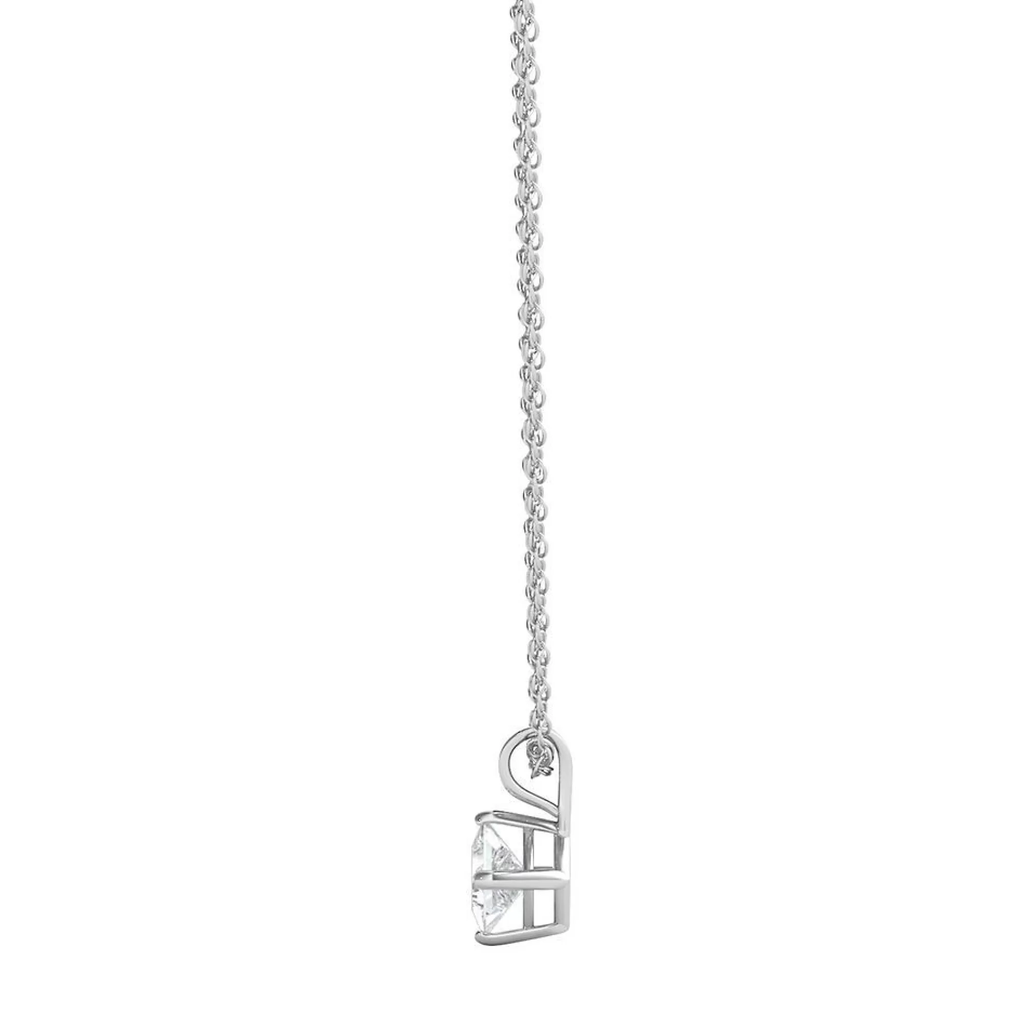 Necklaces & Pendants^Prima 1/3 Ct. Tw. Diamond Solitaire Pendant In 14K White Gold