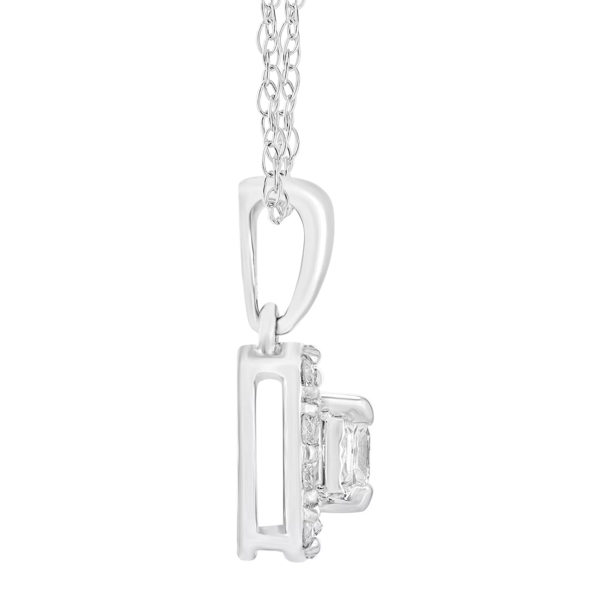 Necklaces & Pendants^* 1/2 Ct. Tw. Diamond Solitaire Pendant In 10K White Gold