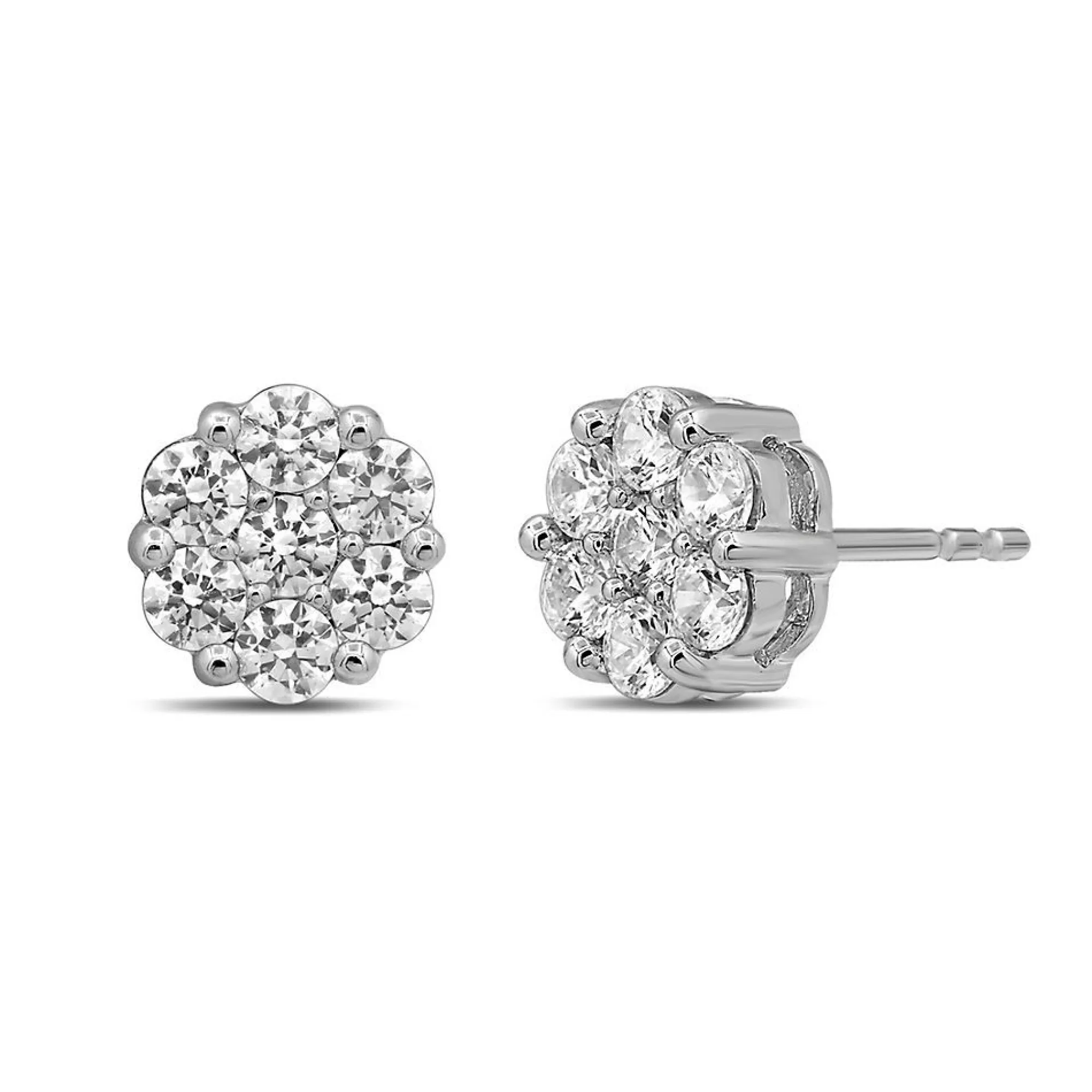 Earrings^Mirabela® 1 Ct. Tw. Diamond Stud Earrings In 10K White Gold