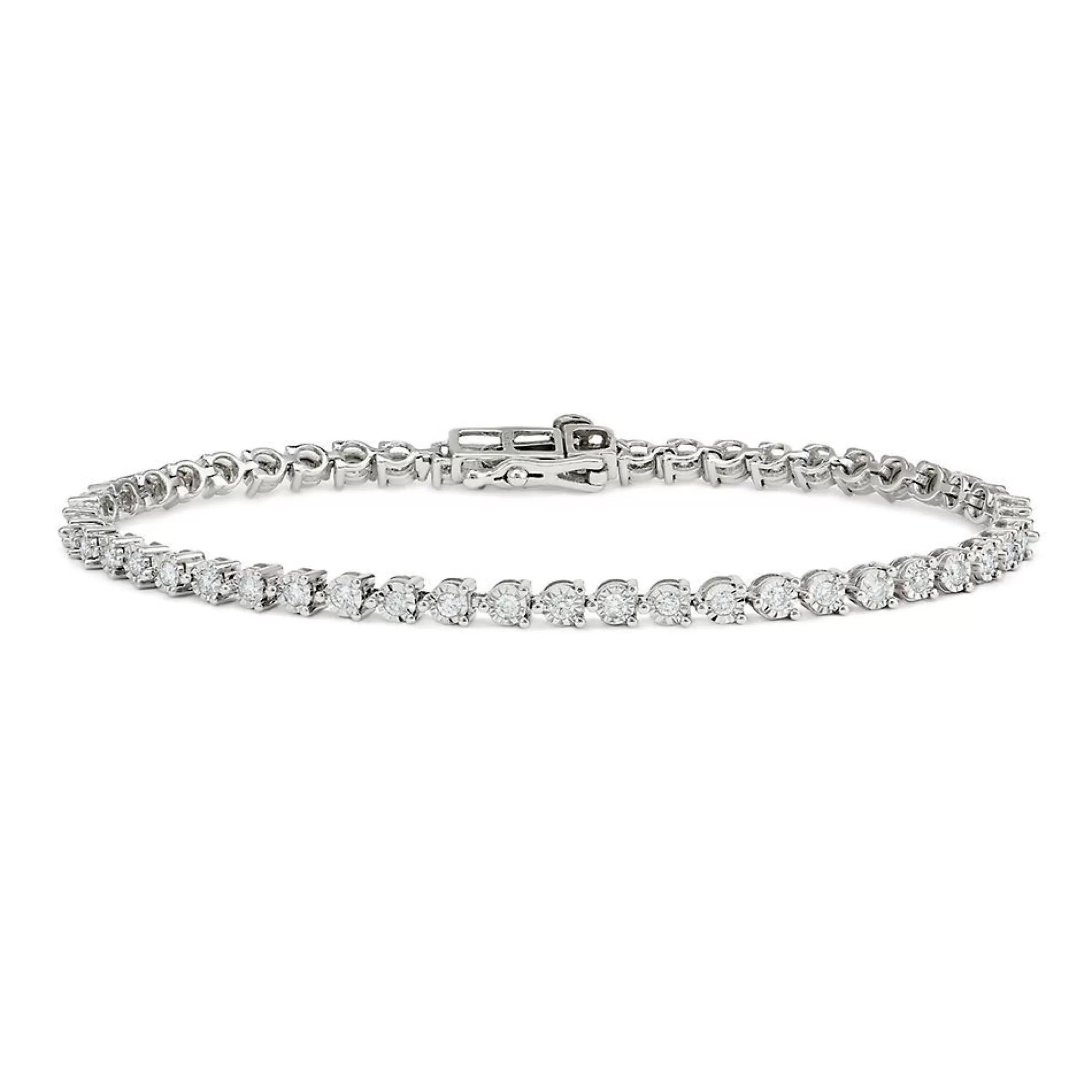 Bracelets^* 2 Ct. Tw. Diamond Tennis Bracelet In 10K White Gold