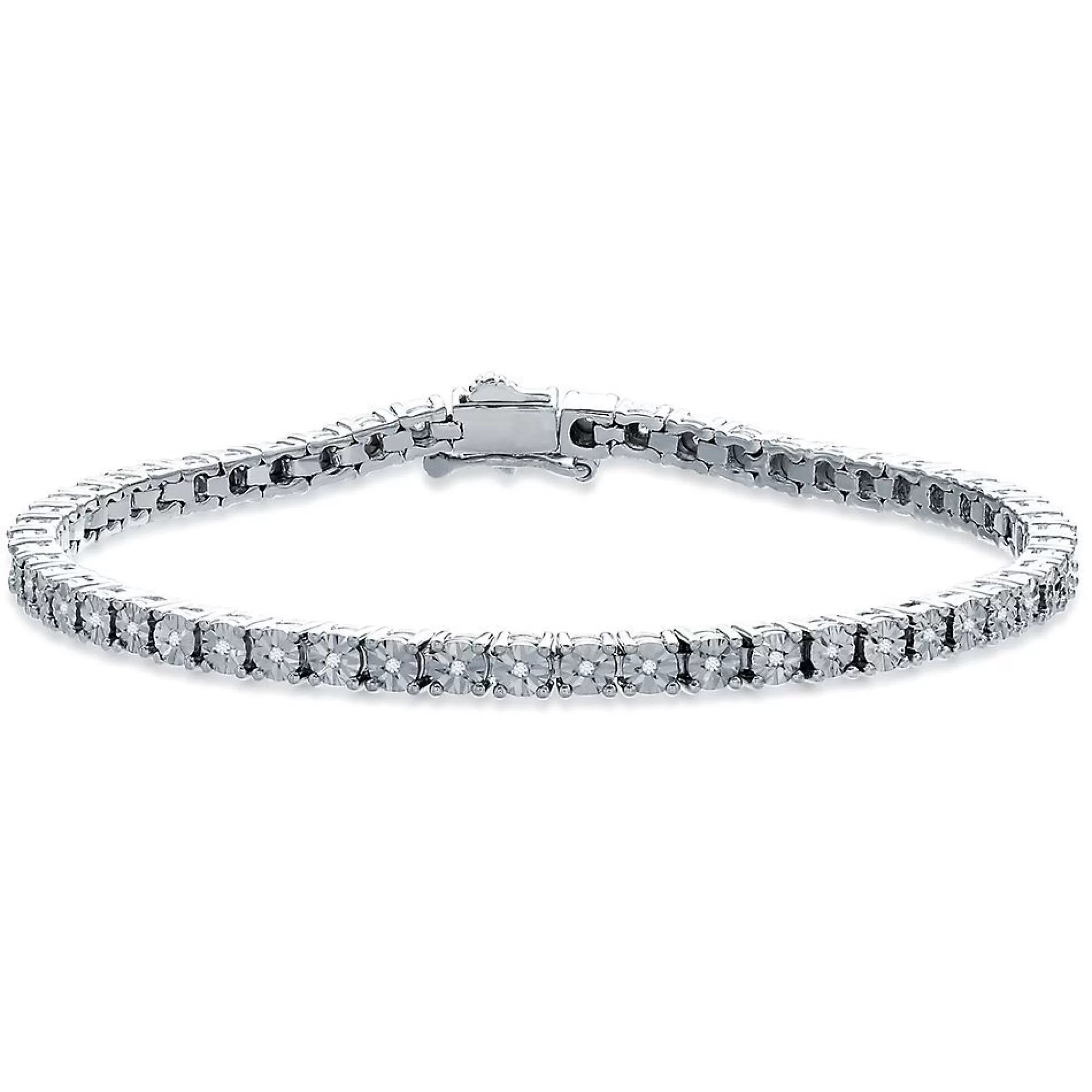 Bracelets^* 1/5 Ct. Tw. Diamond Tennis Bracelet In Sterling Silver