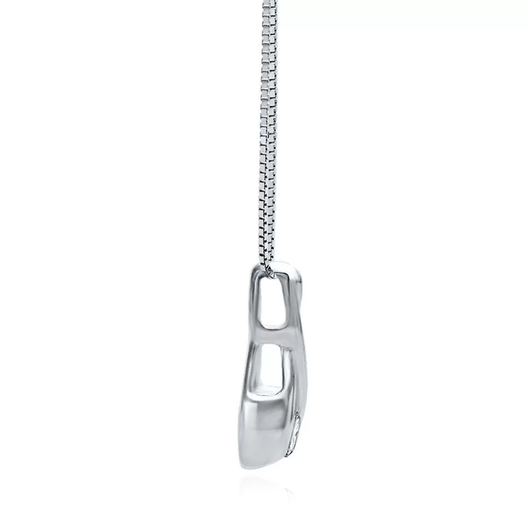 Necklaces & Pendants^Sirena® 1/7 Ct. Tw. Diamond Twist Pendant In 14K White Gold