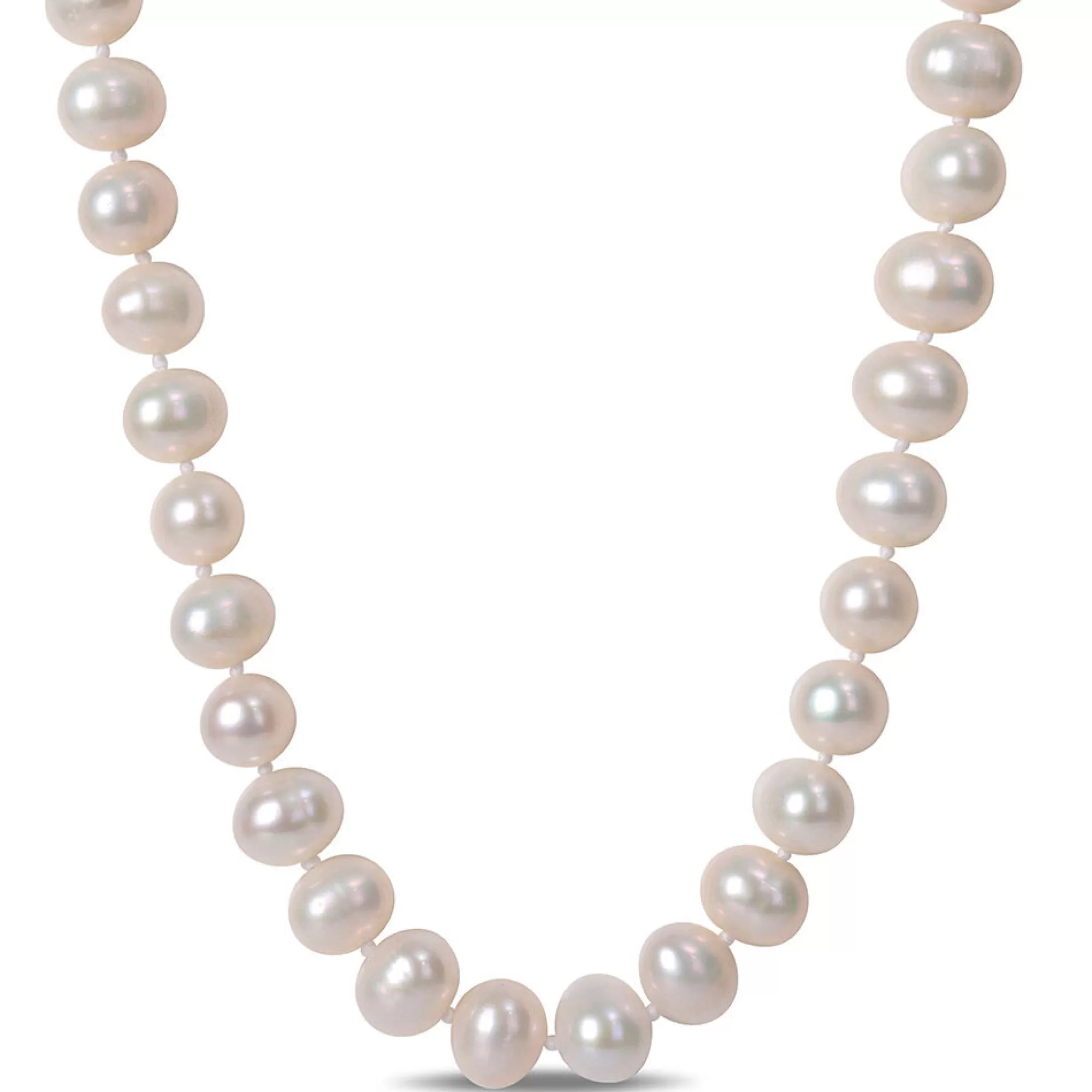 Necklaces & Pendants^* Cultured Freshwater Pearl Necklace In Sterling Silver, 7.5-8Mm, 24"