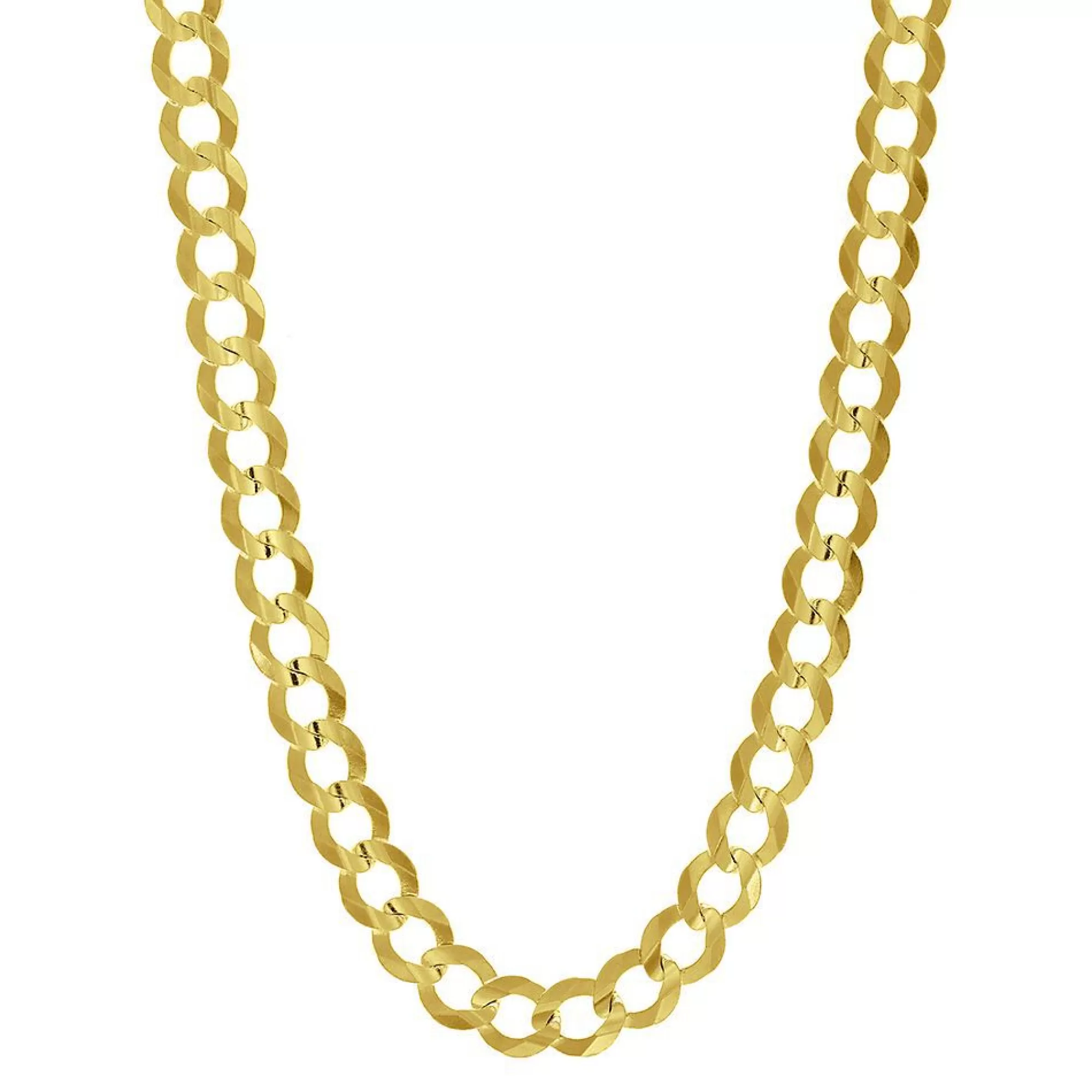 Necklaces & Pendants^* Curb Chain In 14K Yellow Gold, 8.2Mm, 24"