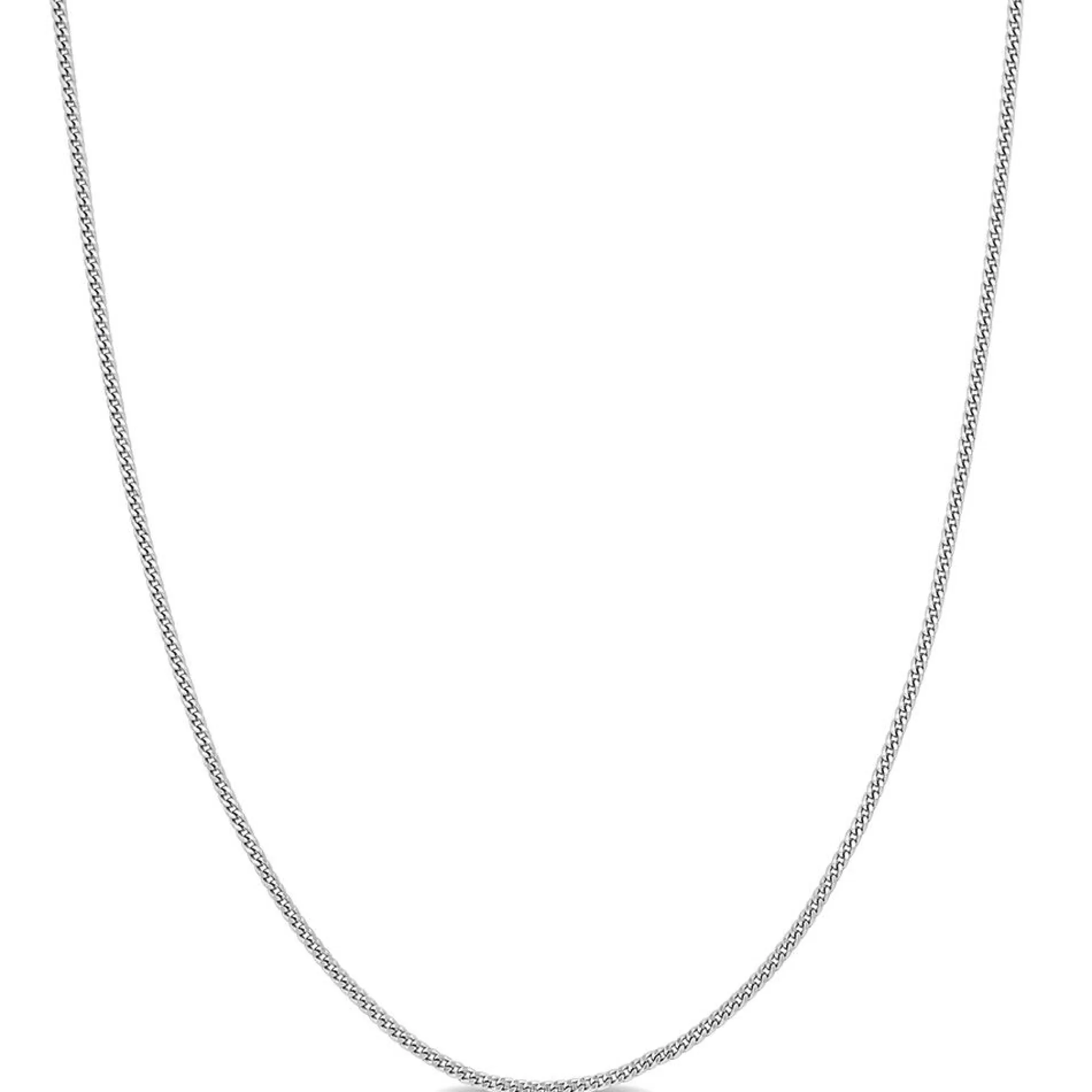 Necklaces & Pendants^* Curb Link Chain Necklace In Platinum, 16"