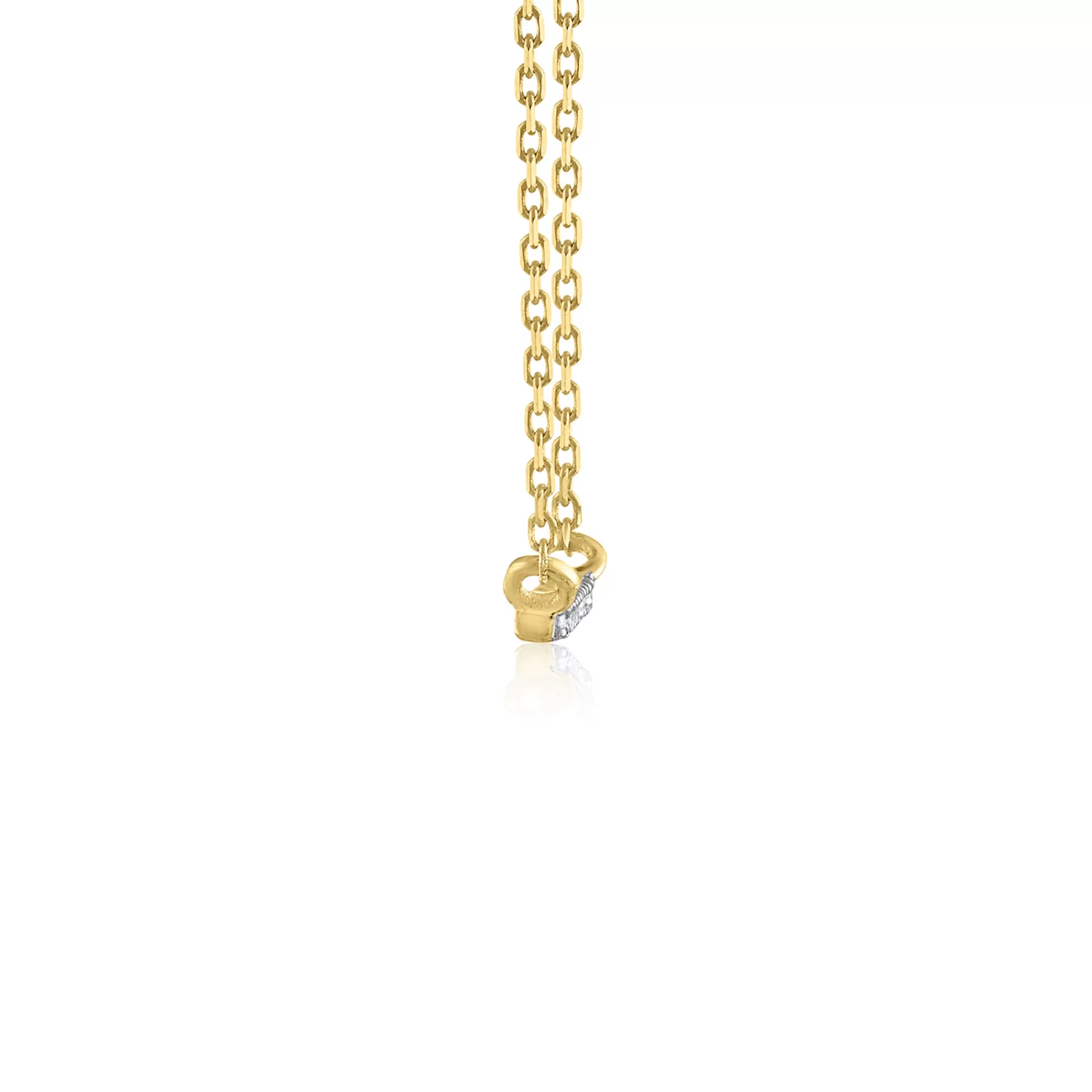 Necklaces & Pendants^* Diamond Accent Bar Necklace In 14K Yellow Gold