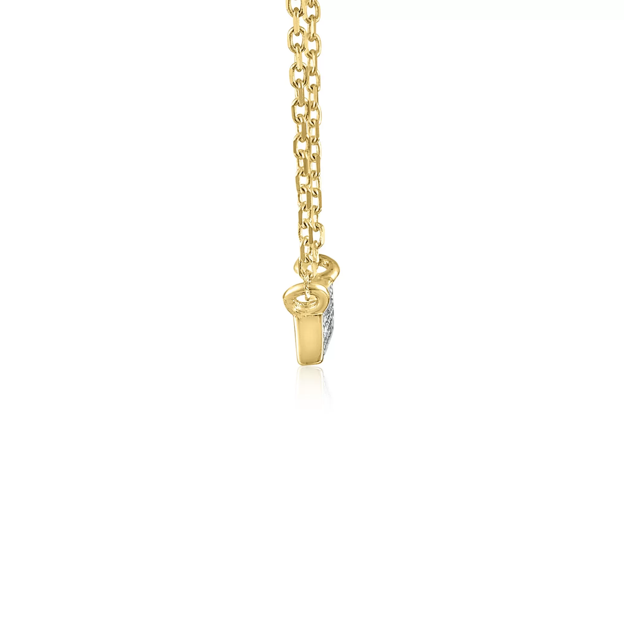 Necklaces & Pendants^* Diamond Accent Bar Necklace In 14K Yellow Gold