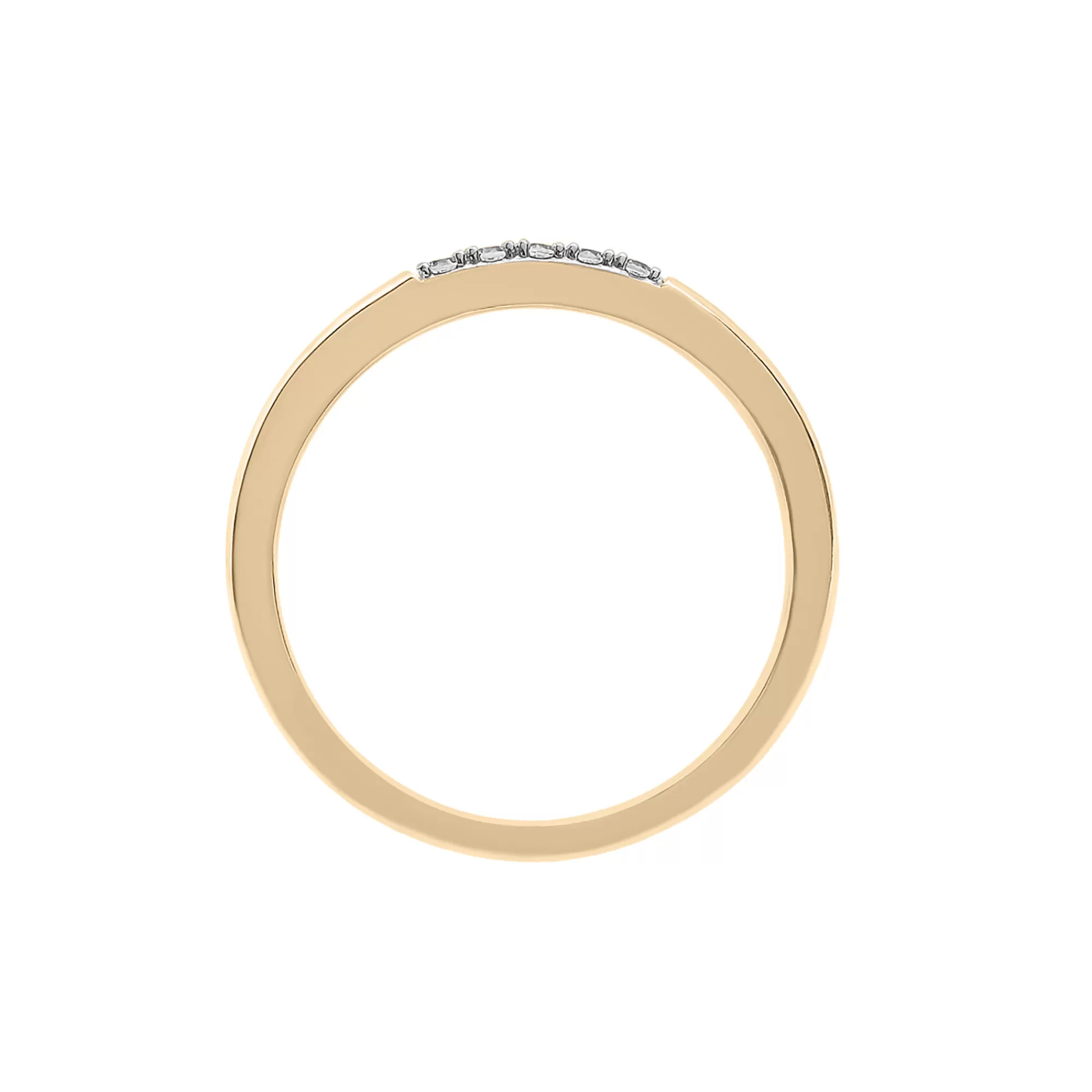 Rings^Laure by Aurate Diamond Accent Line Ring In 14K Yellow Gold