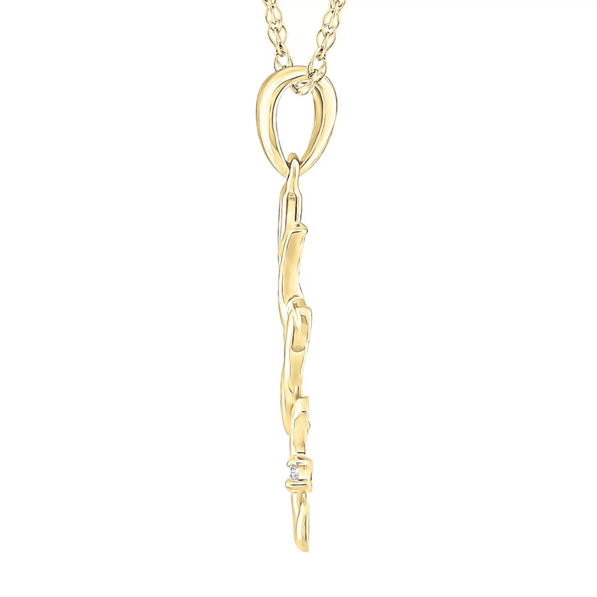 Necklaces & Pendants^* Diamond Accent Mom Pendant In 10K Yellow Gold