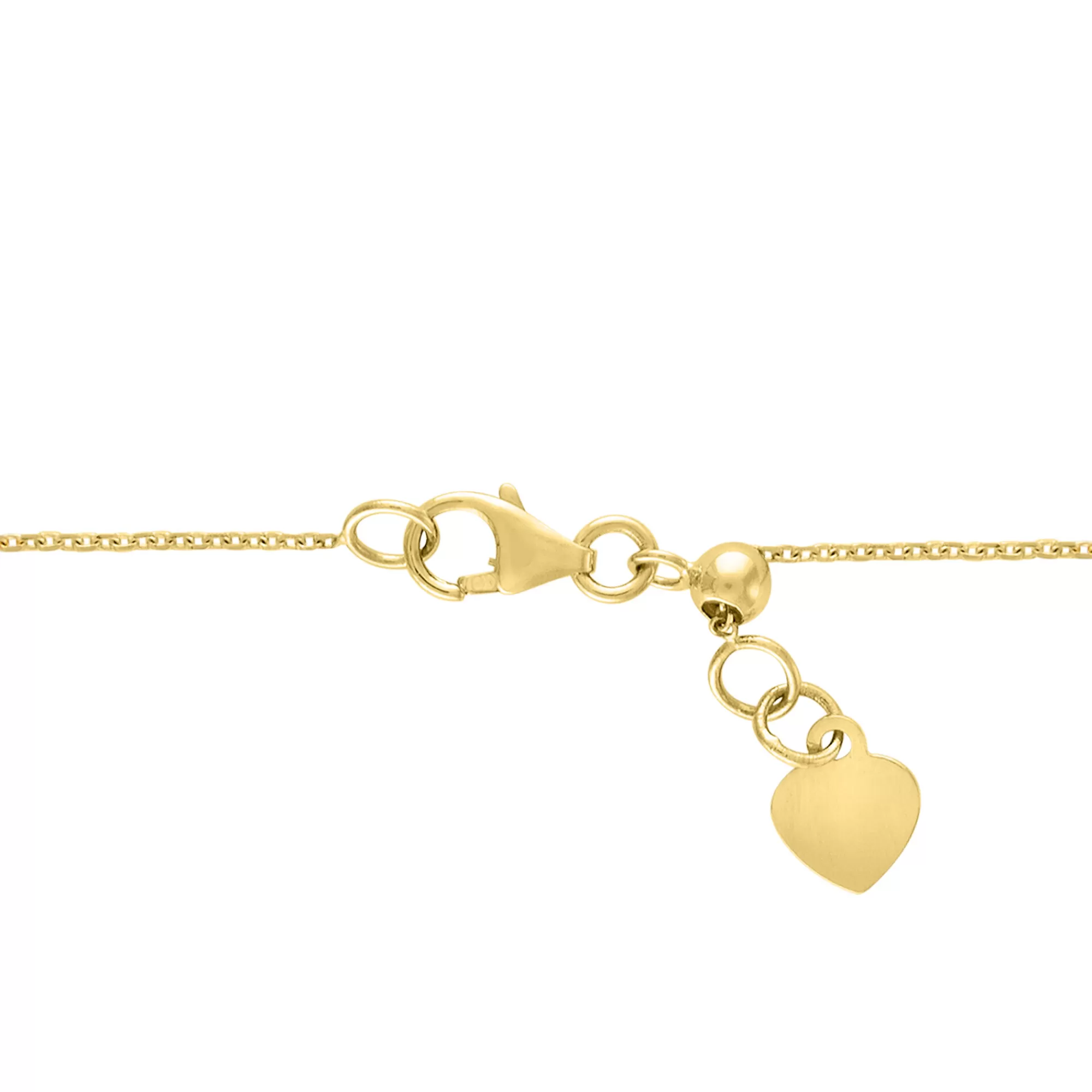 Necklaces & Pendants^Layering & Stacking Diamond Accent Multi-Charm Necklace In 10K Yellow Gold