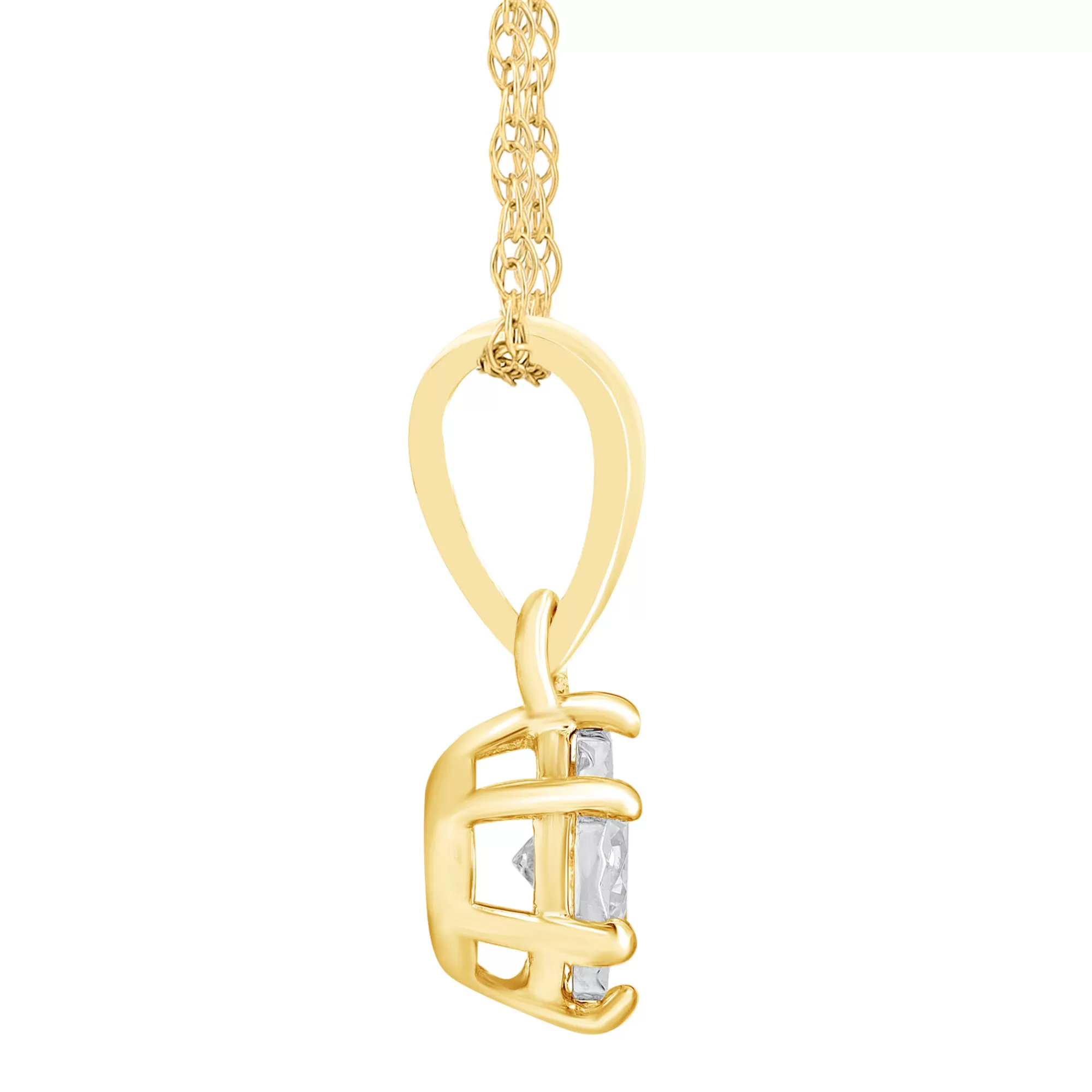 Necklaces & Pendants^* Diamond Accent Pendant In 10K Yellow Gold