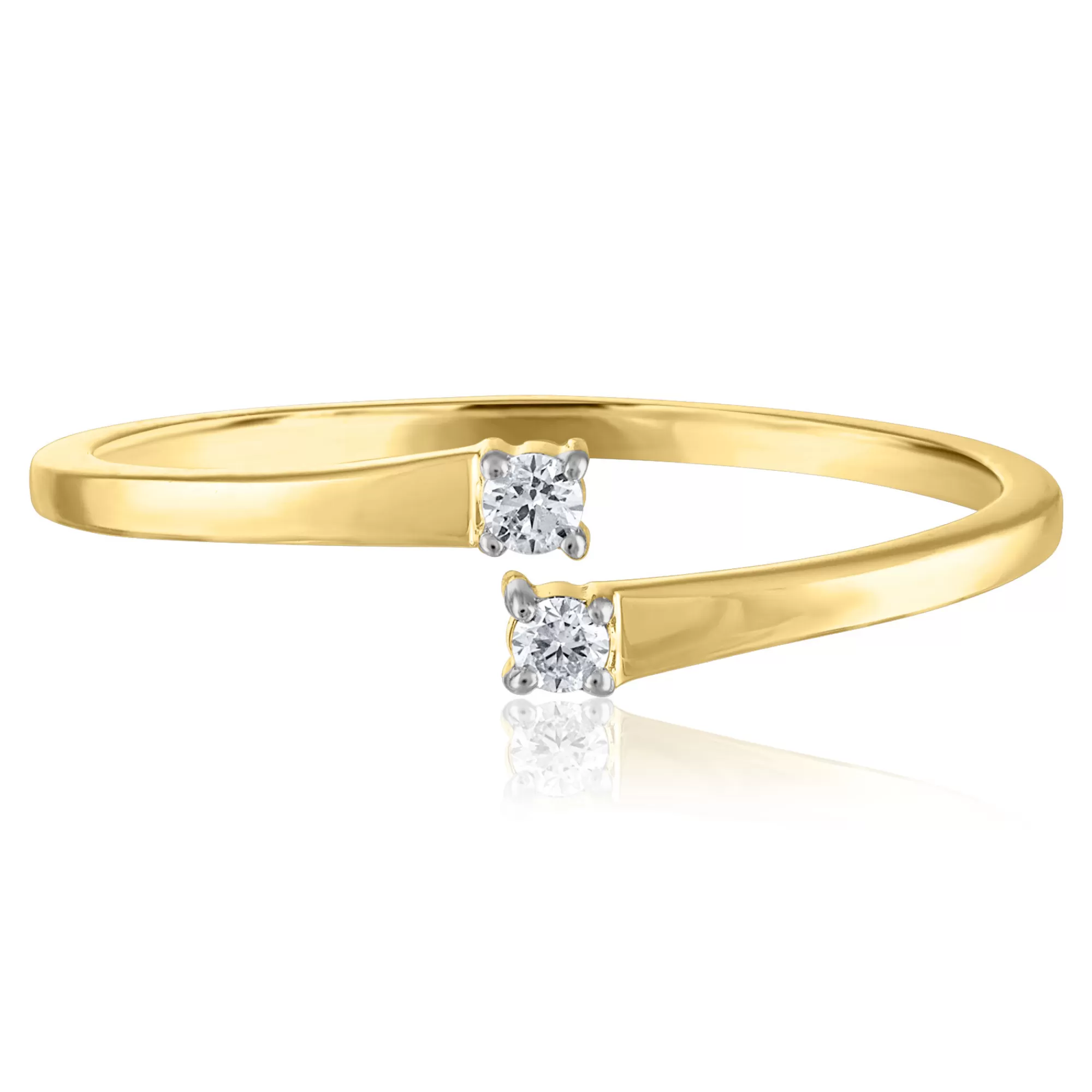 Rings^* Diamond Accent Ring In 14K Yellow Gold