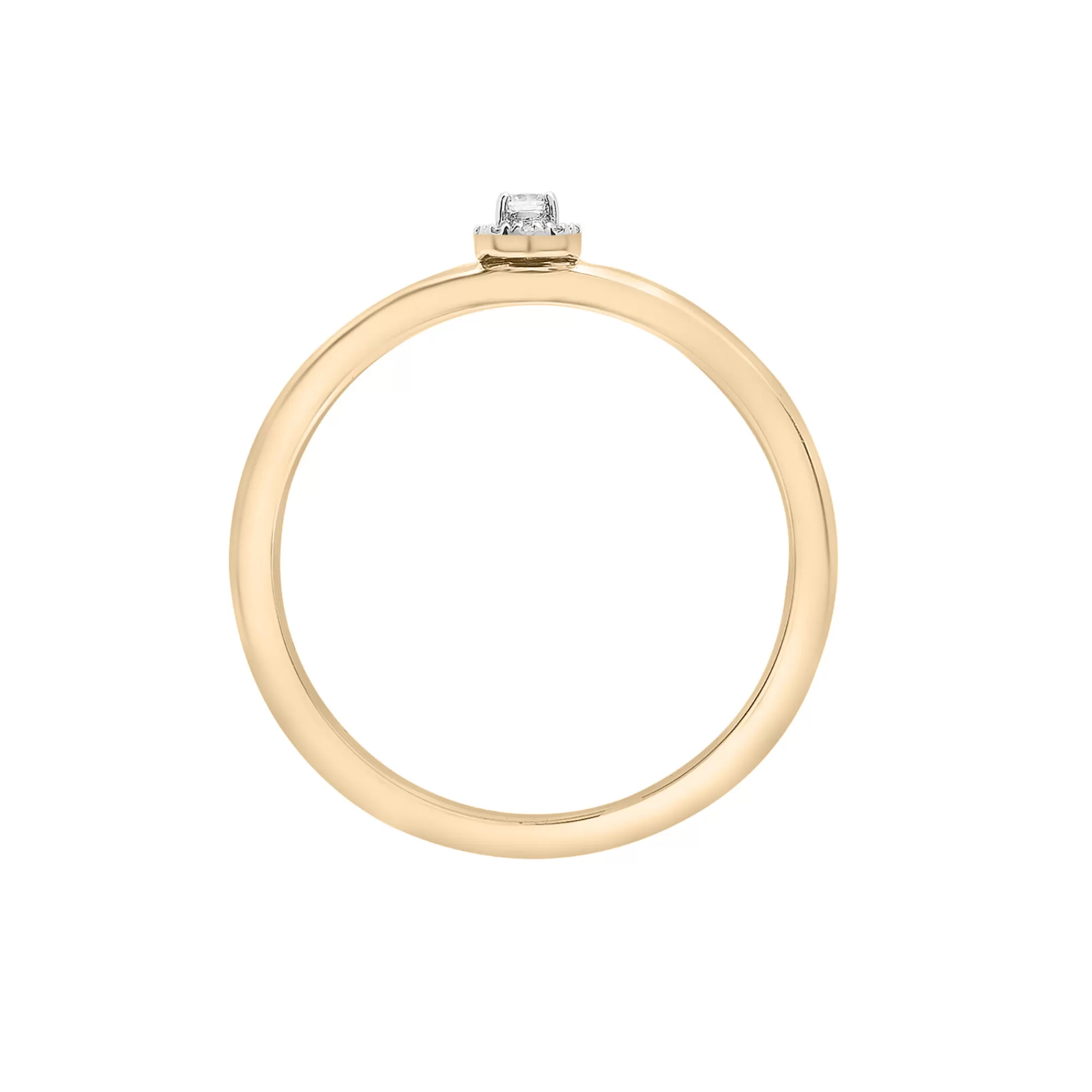 Rings^Laure by Aurate Diamond Accent Round Halo Ring In 14K Yellow Gold