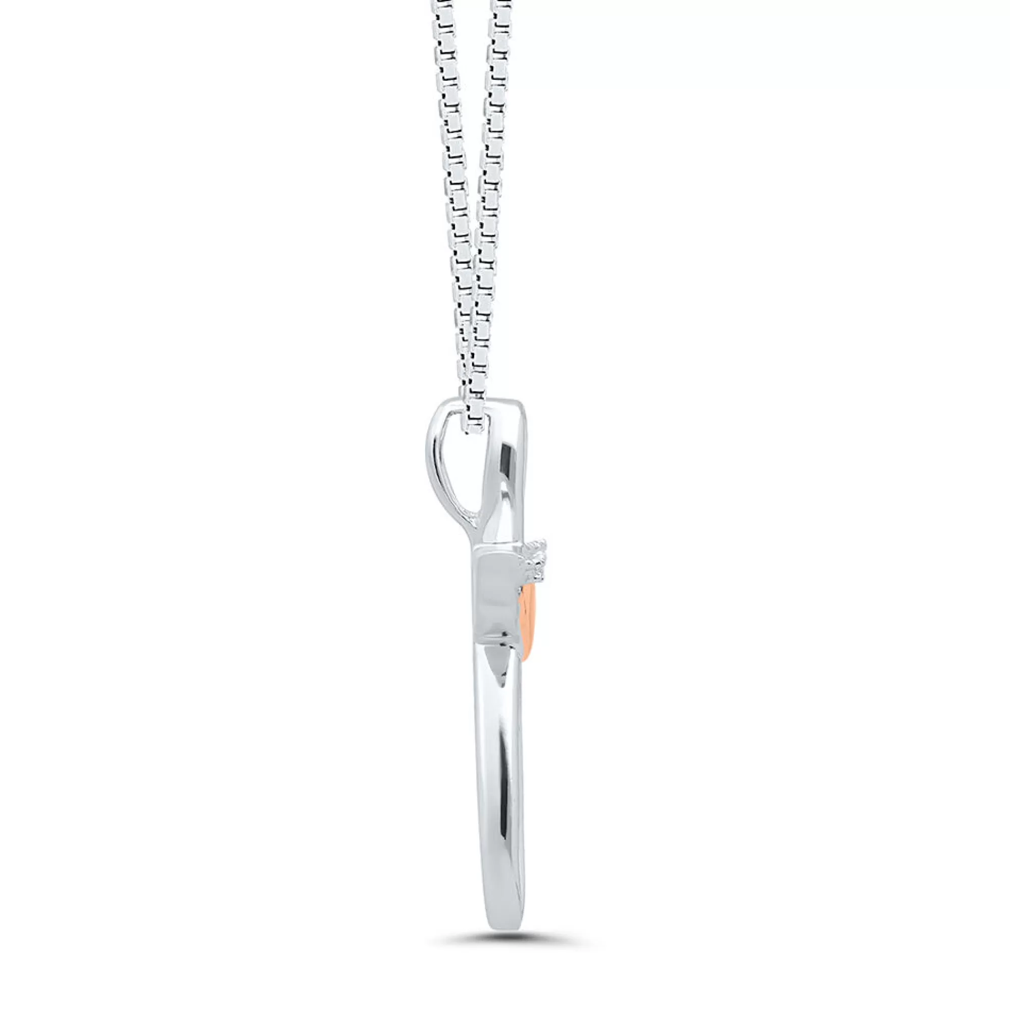 Necklaces & Pendants^I Am Loved Diamond Angel Pendant In Sterling Silver