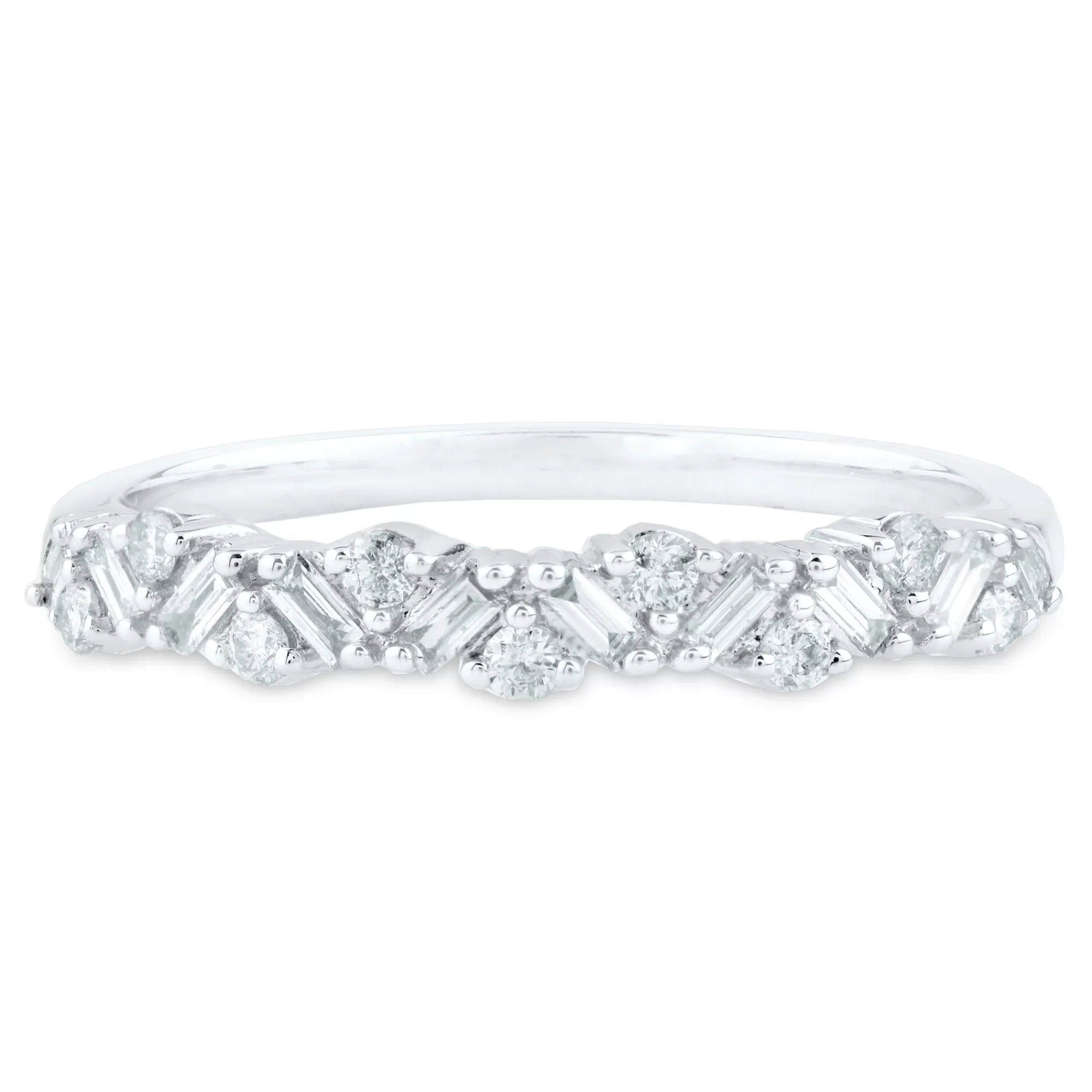 Rings^* Diamond Band In 14K White Gold (1/3 Ct. Tw.)