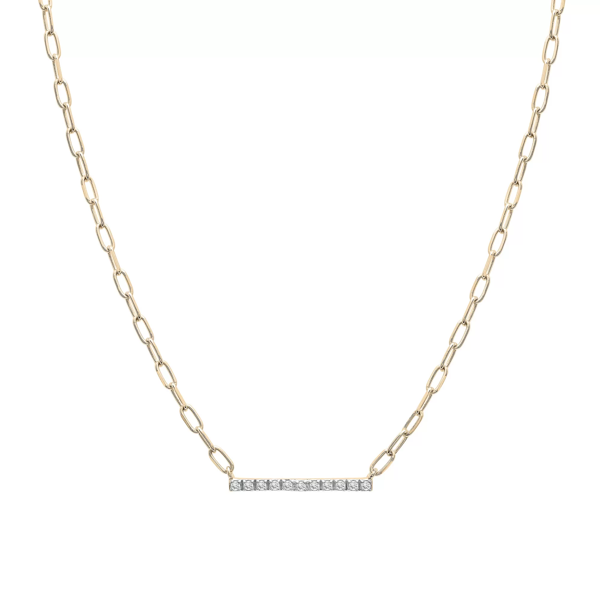 Necklaces & Pendants^Laure by Aurate Diamond Bar Necklace In Vermeil (1/10 Ct. Tw.)